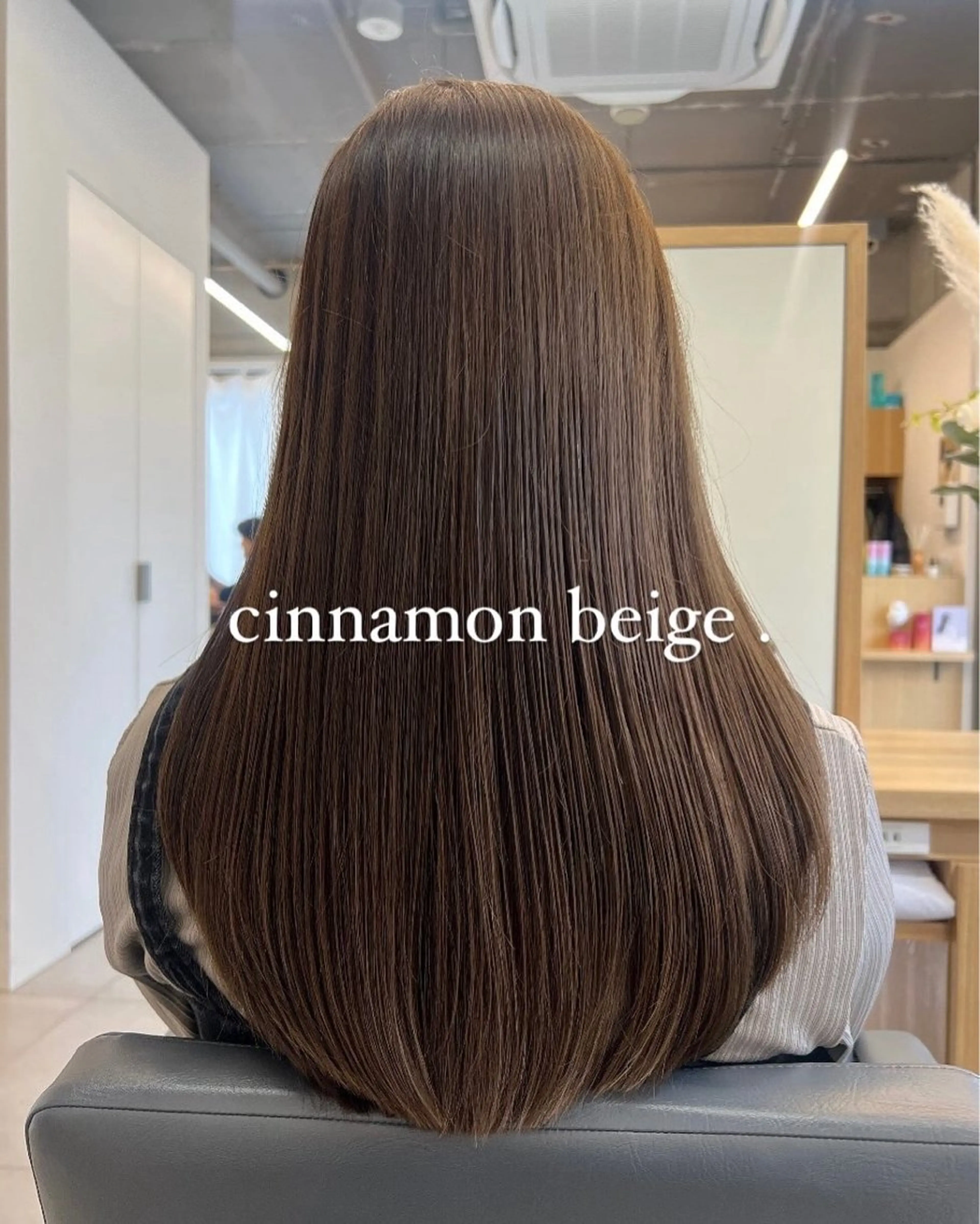 ロング カラー ベージュカラー ヘアカラー トリートメント Ore🫧タナカマヤ /柔らかい質感カラーのヘアスタイル