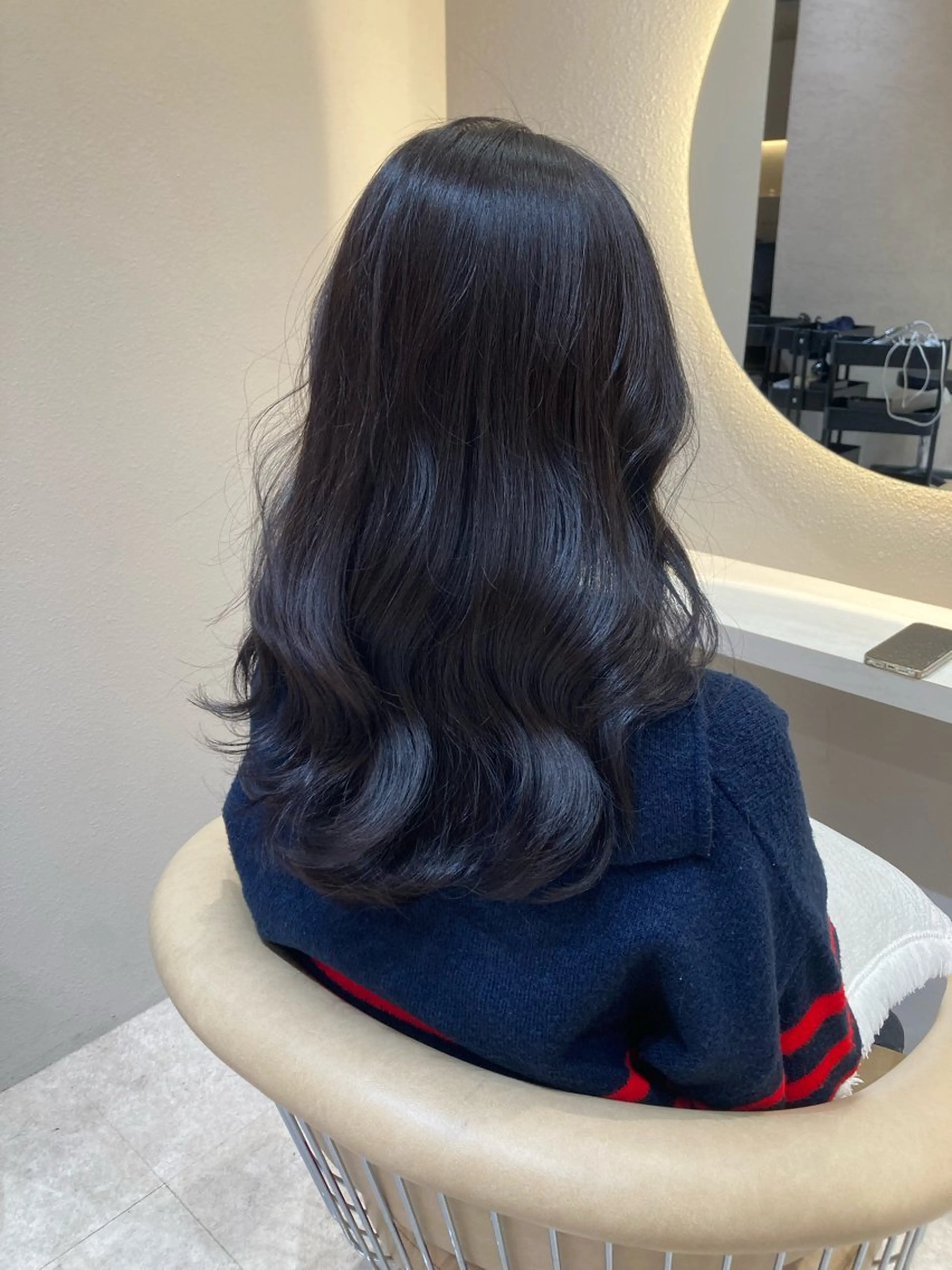 ロング カット ヘアカラー トリートメント 🩵縮毛矯正・ボブ 岩原朋也🩵のヘアスタイル