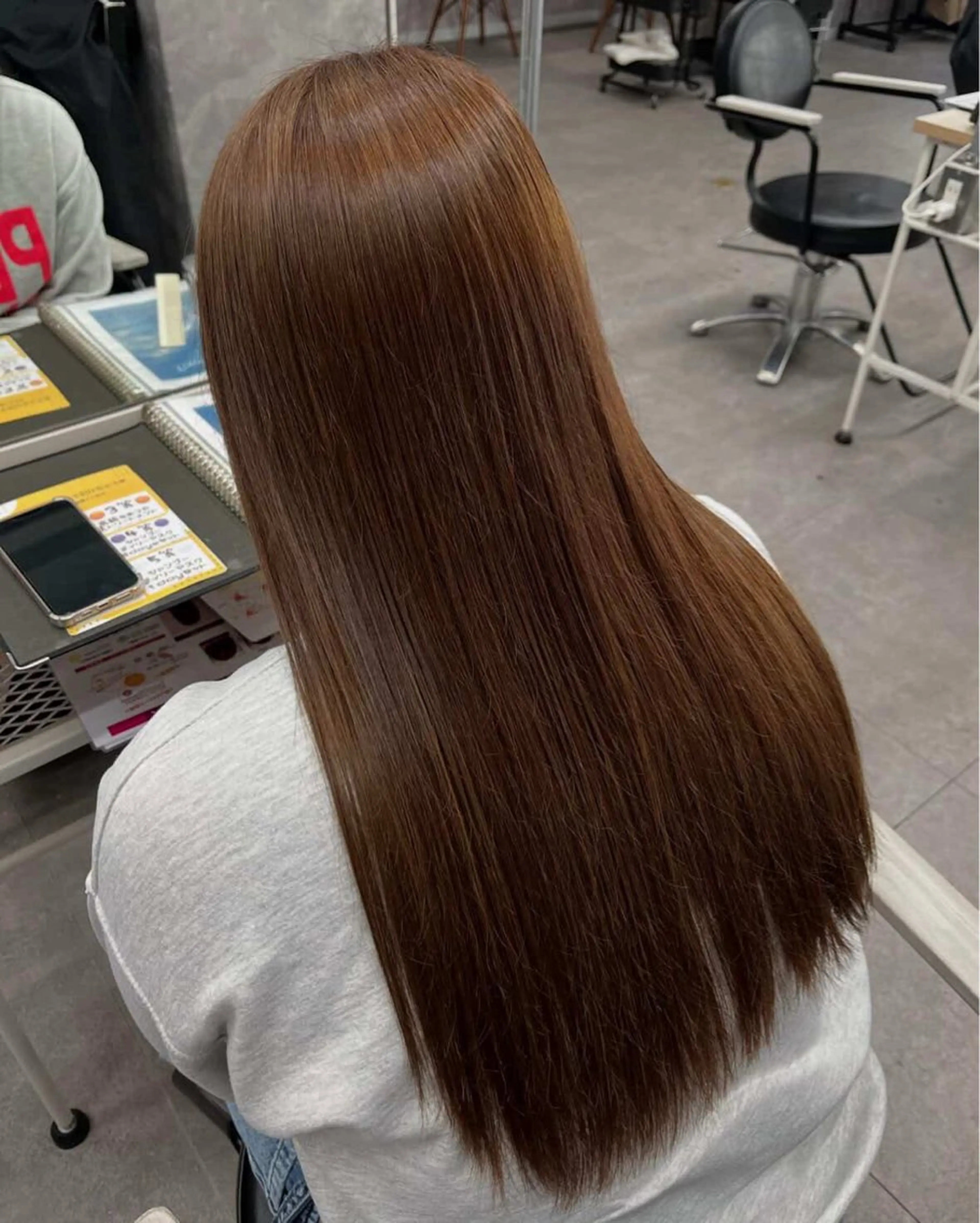 ロング カラー サトウ ユメリのヘアスタイル