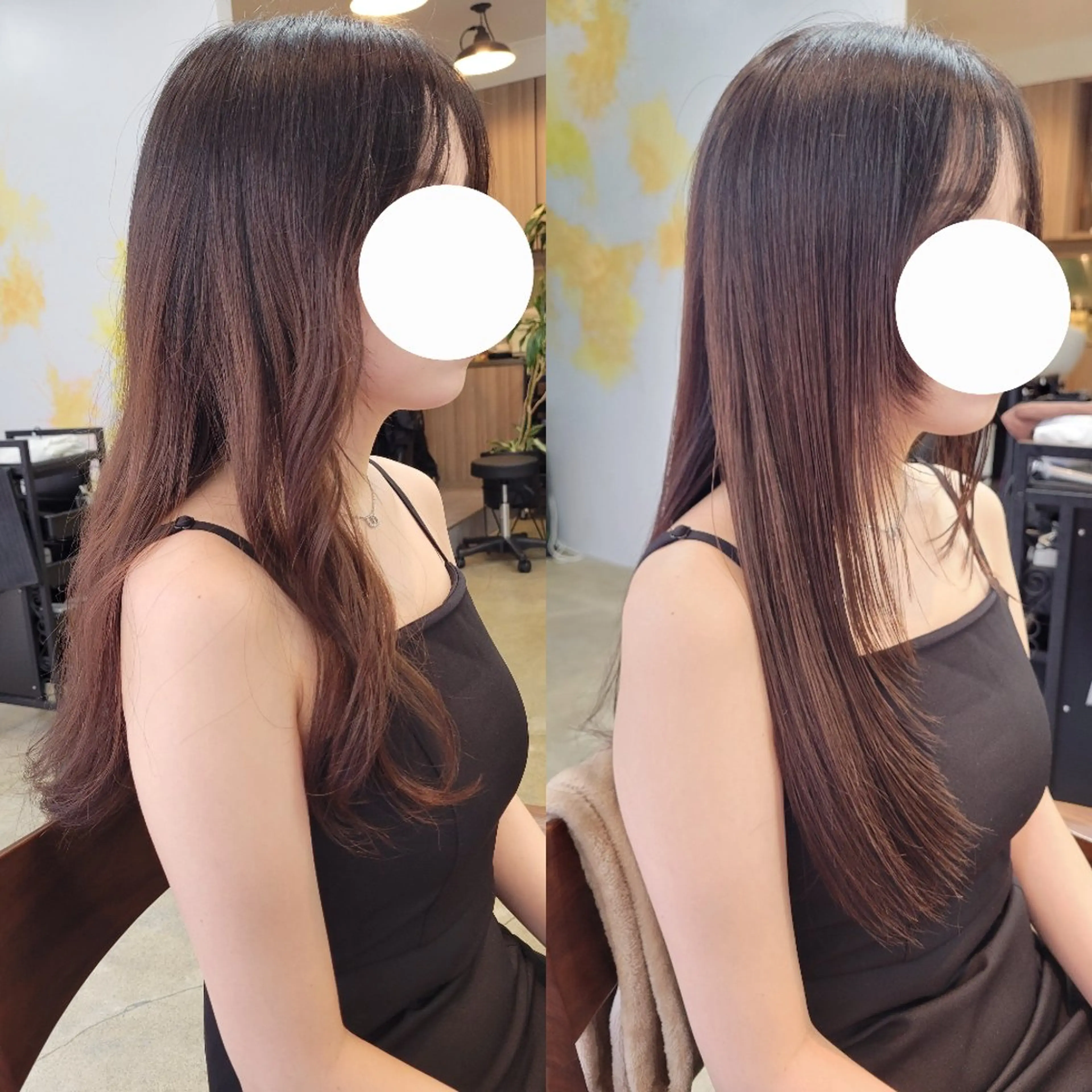 ロング レイヤーカット カット 野村 果音(カノン)のヘアスタイル