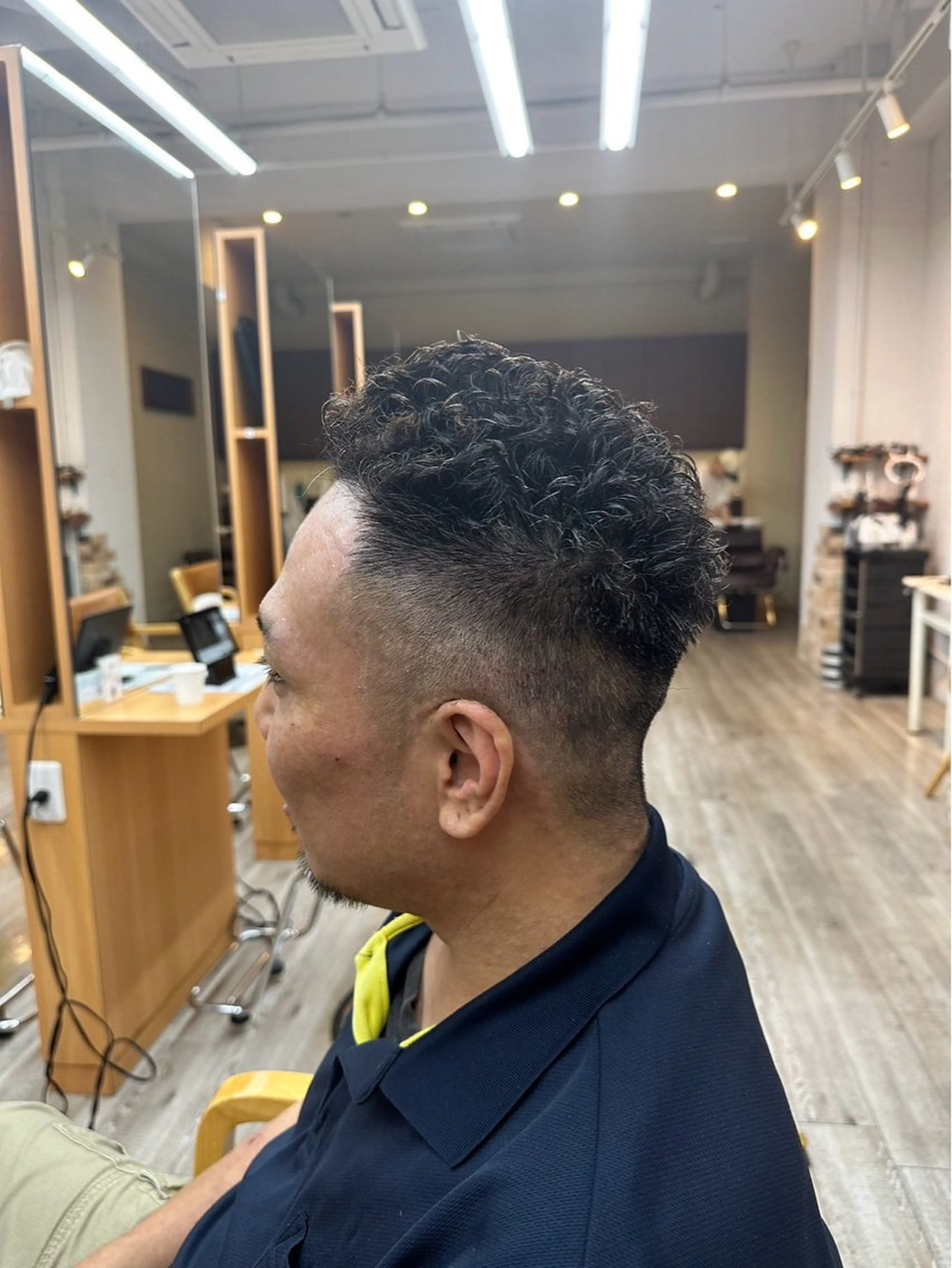 メンズ フェードカット メンズパーマ 刈り上げ Reina ♡のヘアスタイル