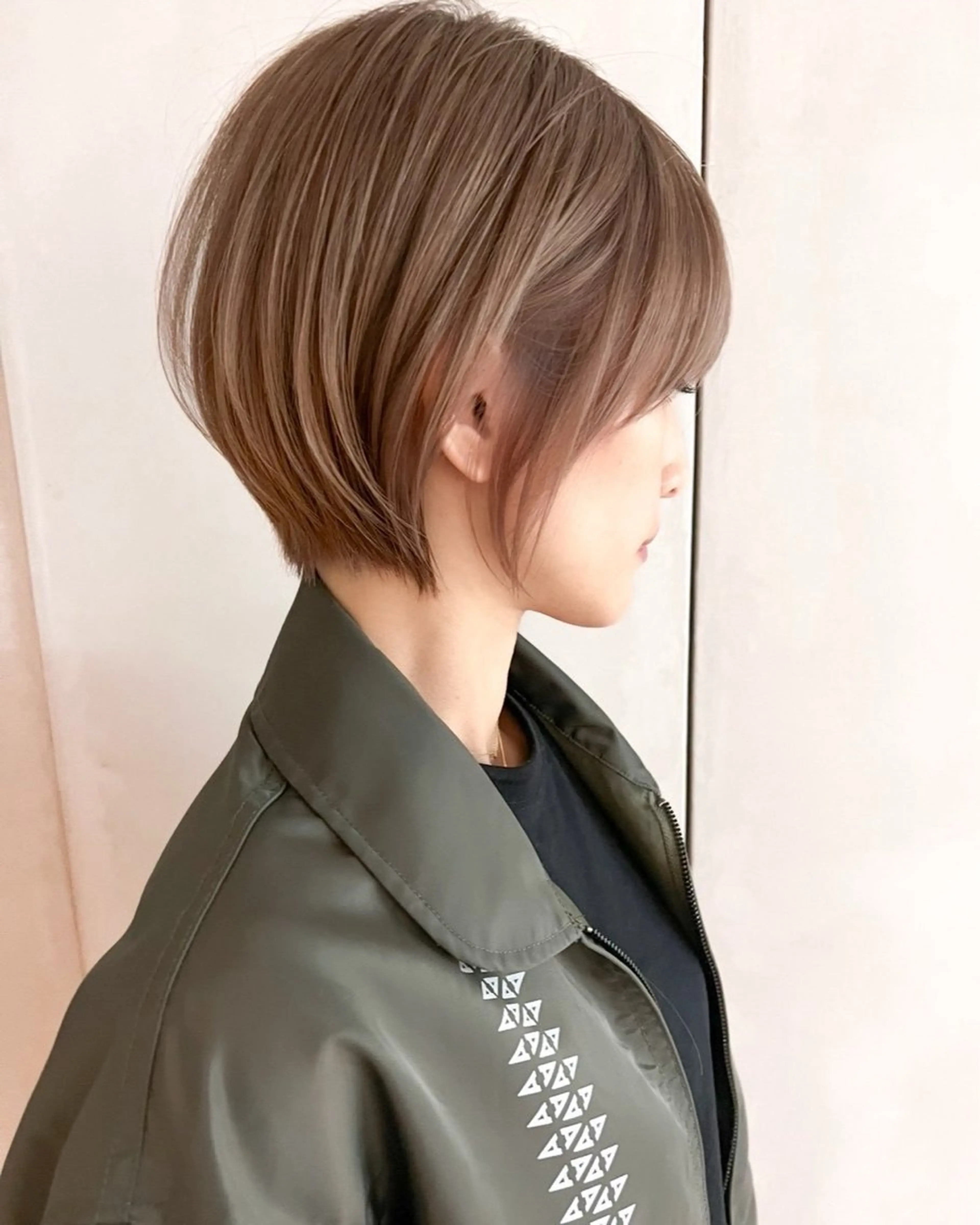 ショート カラー カット ヘアカラー ｎ／ｍ所属・桜木町駅徒歩5分 横浜隣駅のヘアスタイル