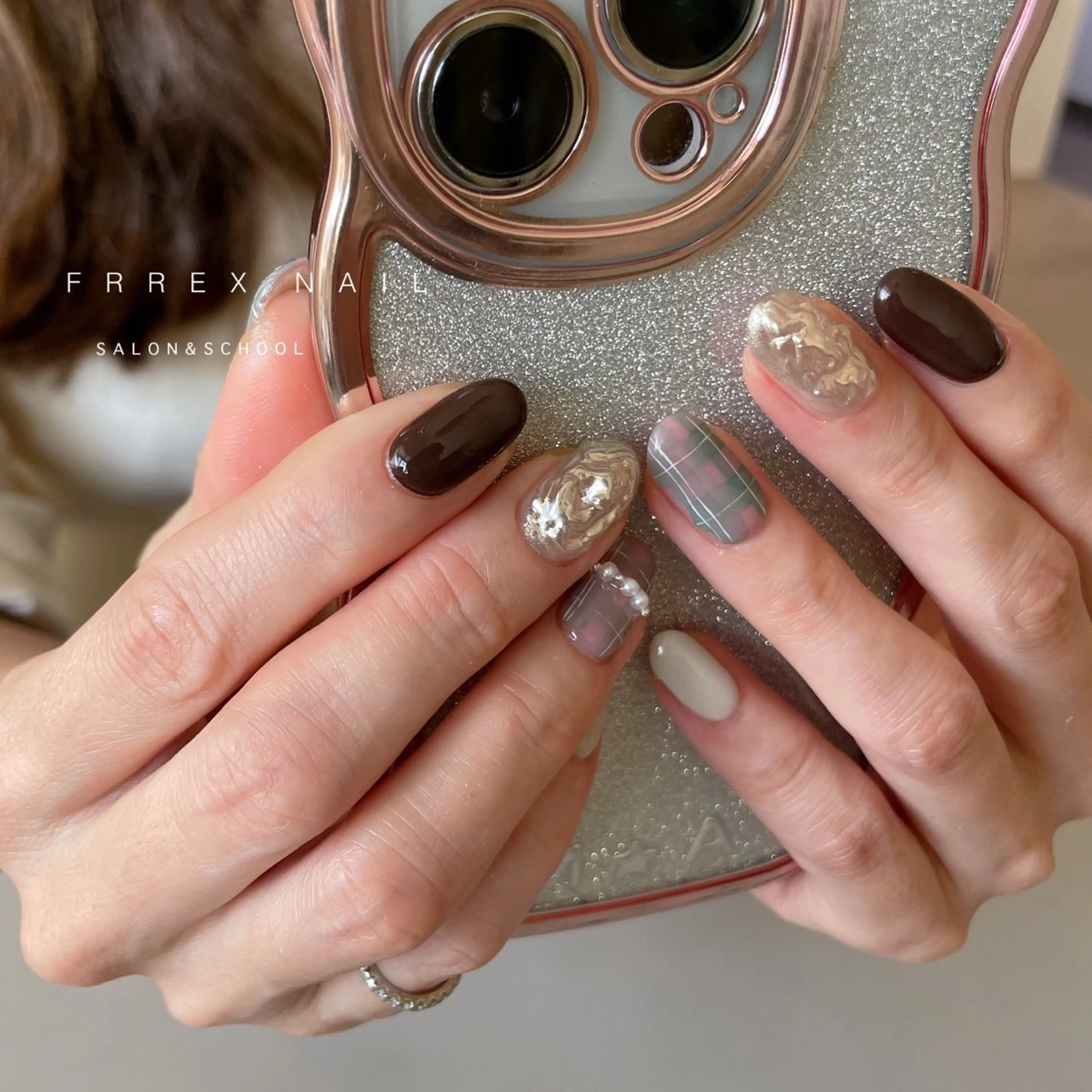 ネイル ハンドネイル ハンドケア freex nail /ニュアンス/個性派のネイルデザイン