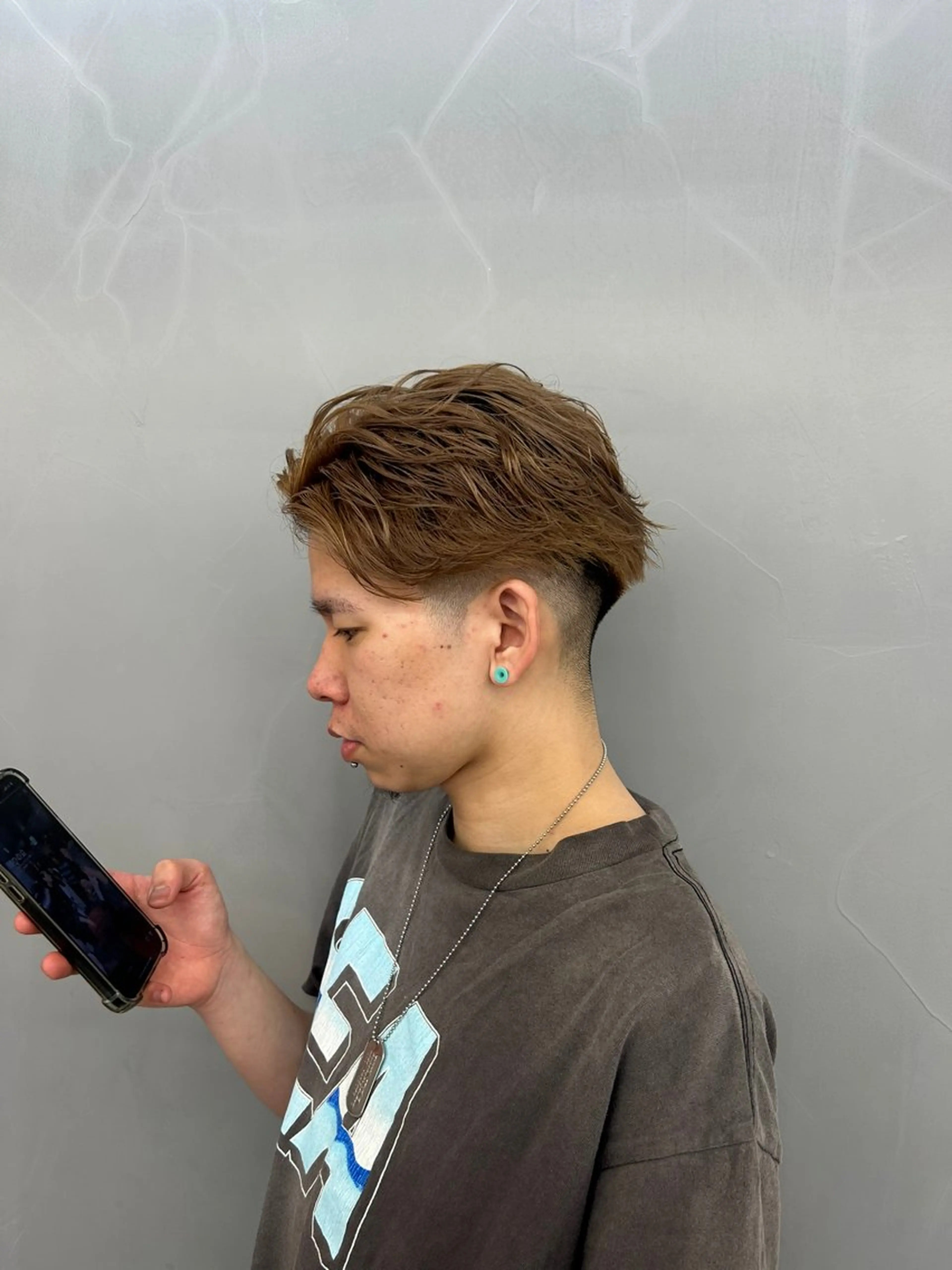 ショート ルーズシャドウ/ 波巻き💠大塩威吹のヘアスタイル