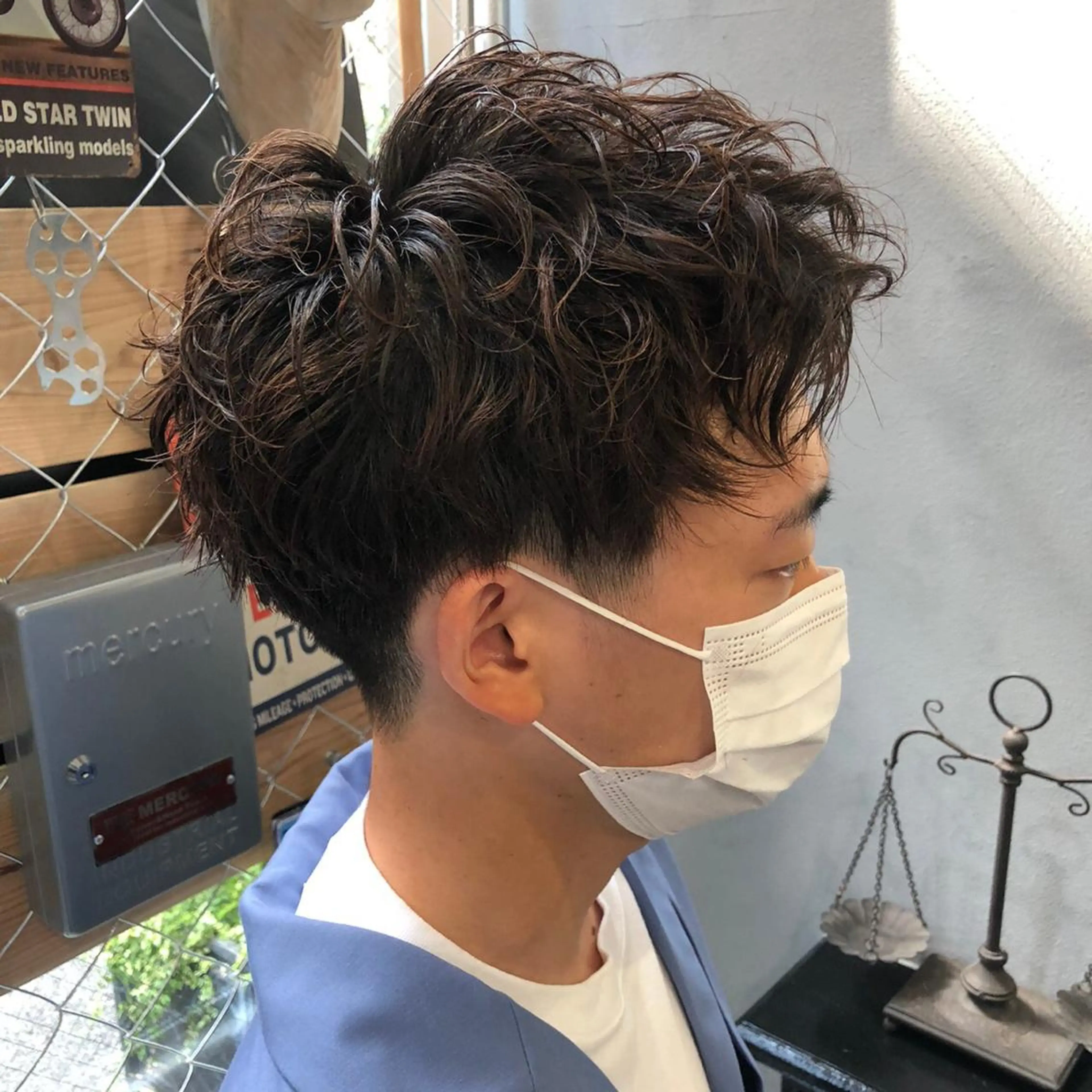 ショート パーマ メンズ i muのヘアスタイル