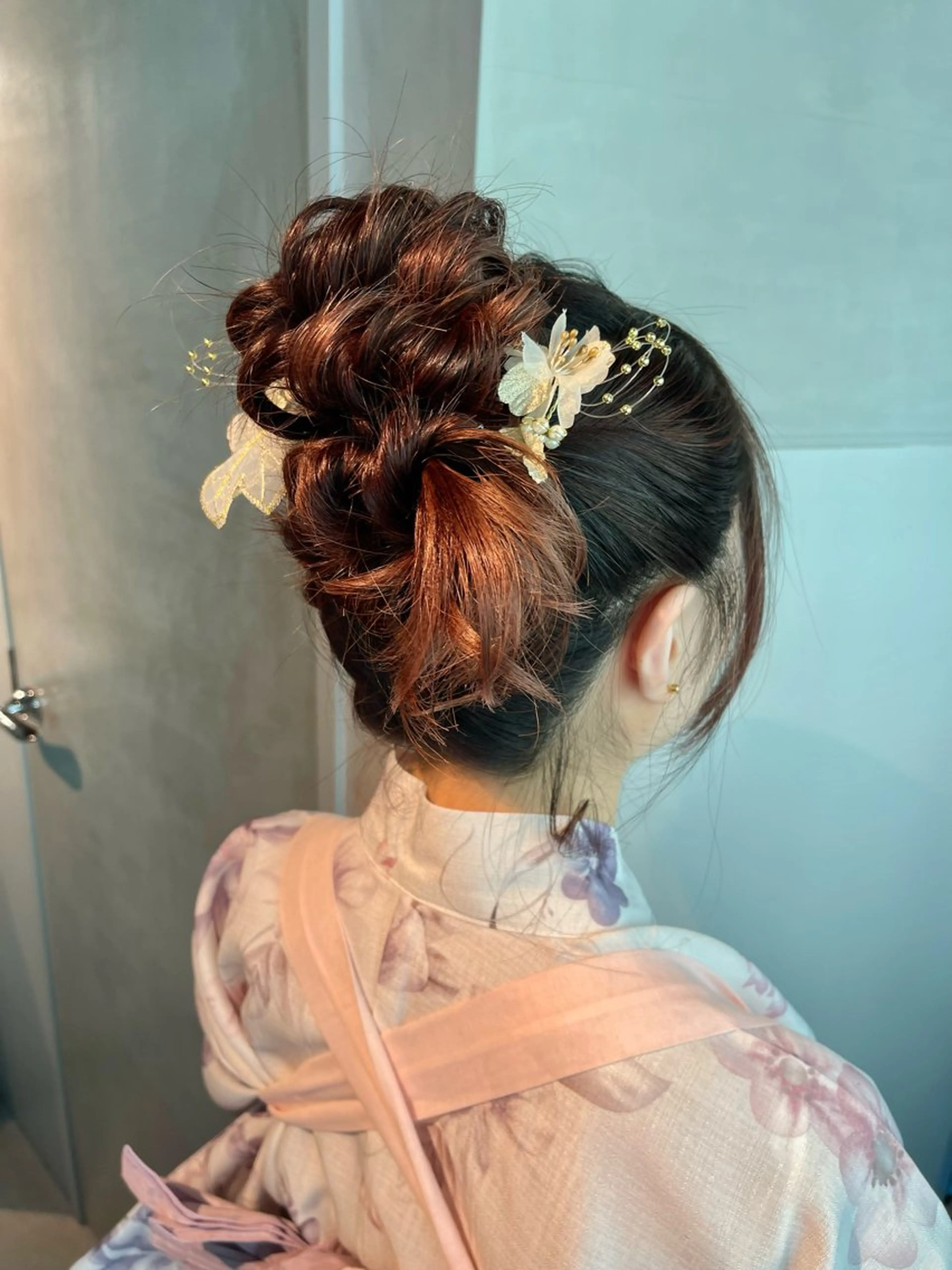 ヘアアレンジ ポニーテール 結婚式・ブライダル 卒業式のヘアスタイル ヘアセット charm《銀座》 ヘアセット/縮毛矯正のヘアスタイル