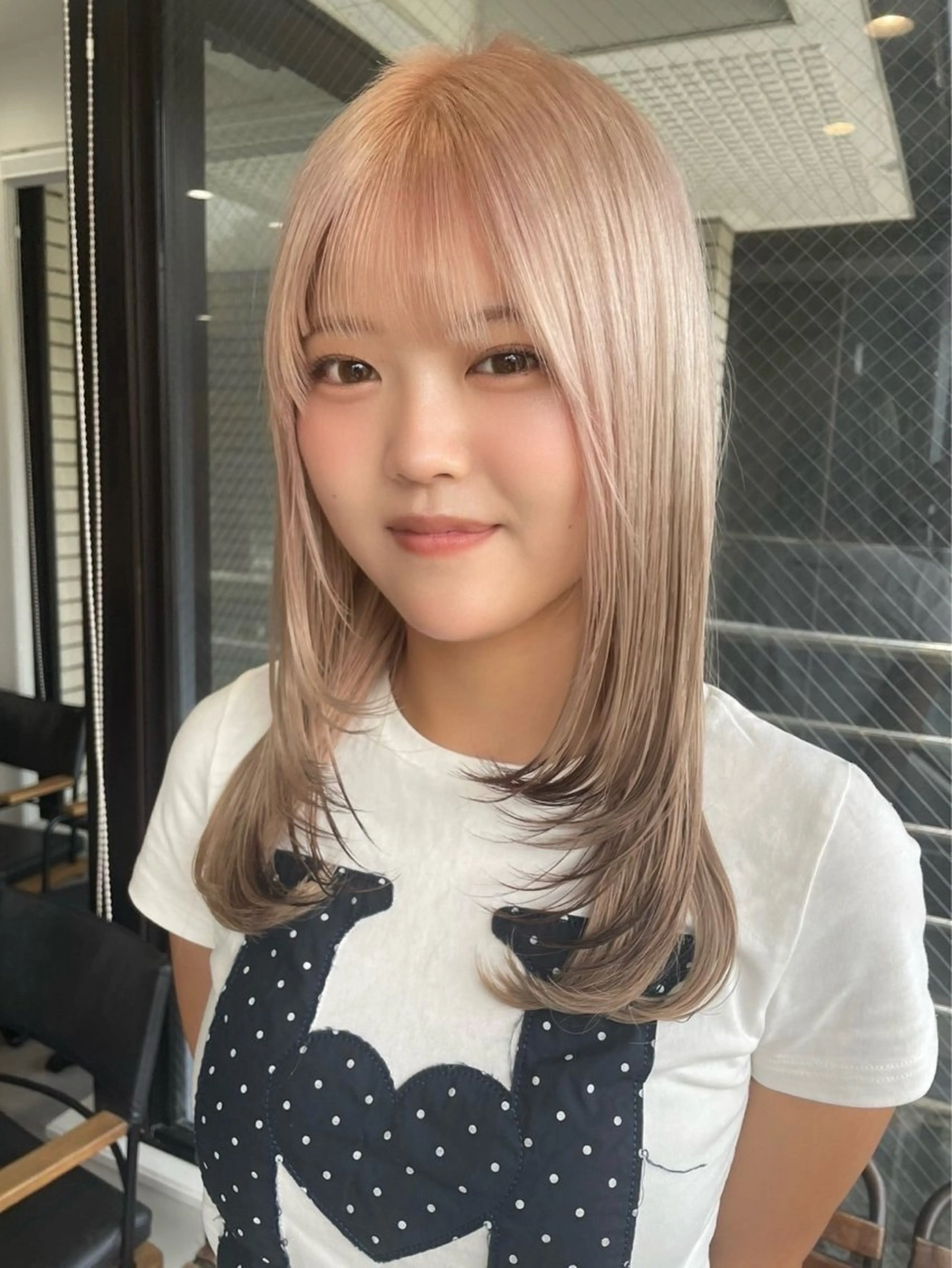 ミディアム レイヤーカット カット ヘアカラー 山浦司颯‪/ カラー/レイヤーのヘアスタイル