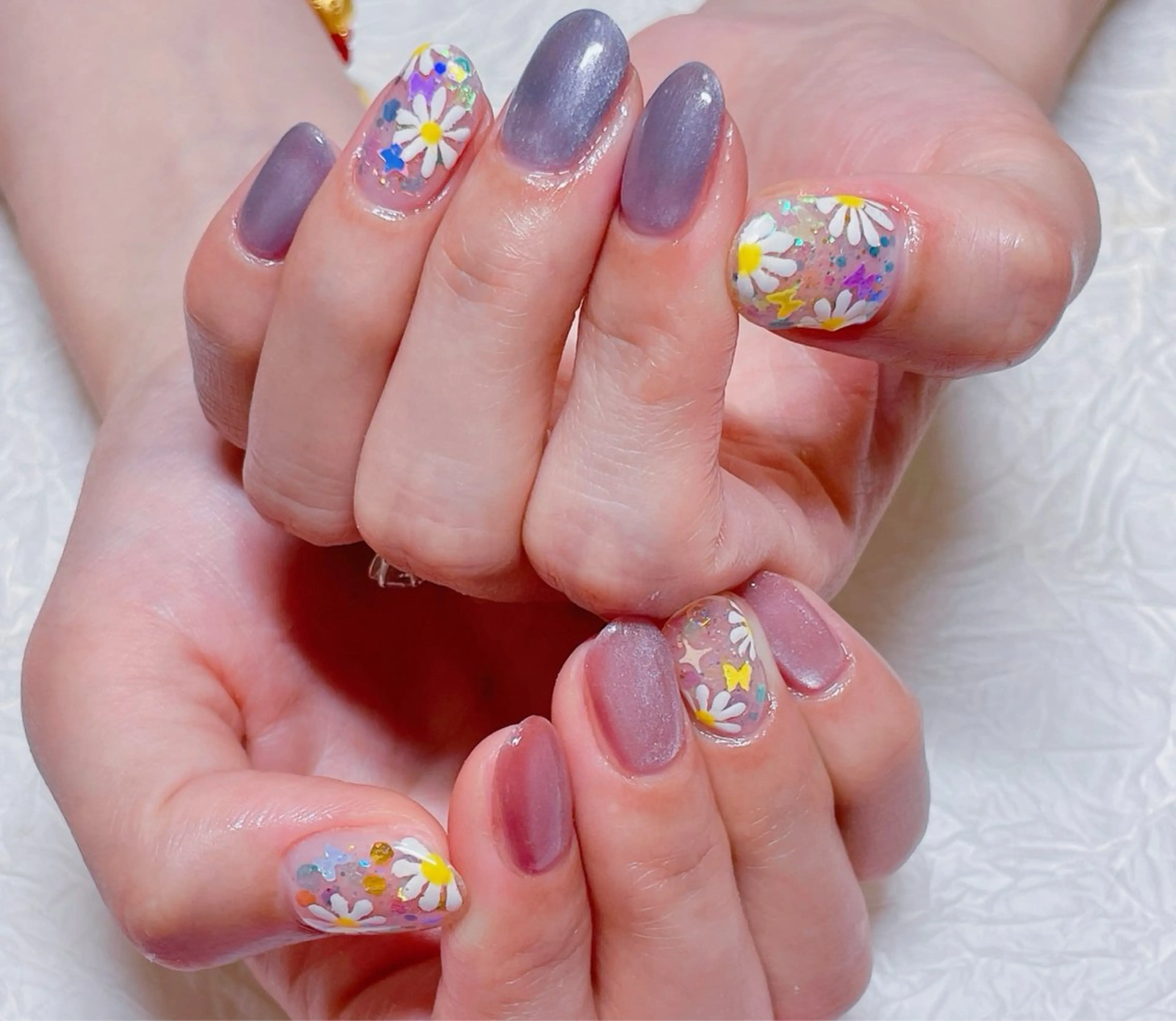 ネイル マグネットネイル ハンドネイル ハンドケア ゆ か_Nails💫のネイルデザイン