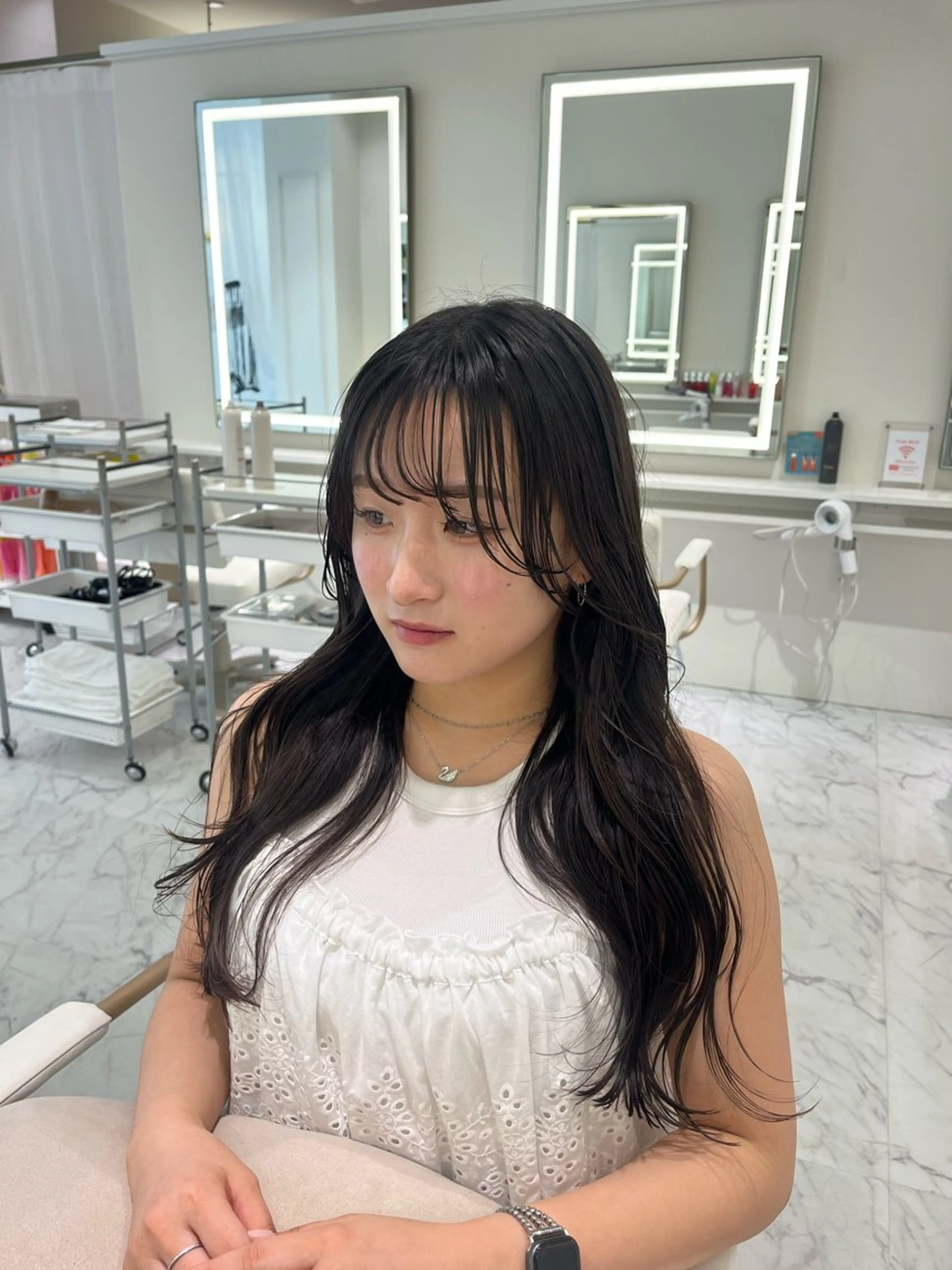 ロング カット ParveMix /石田 佳澄🩶のヘアスタイル