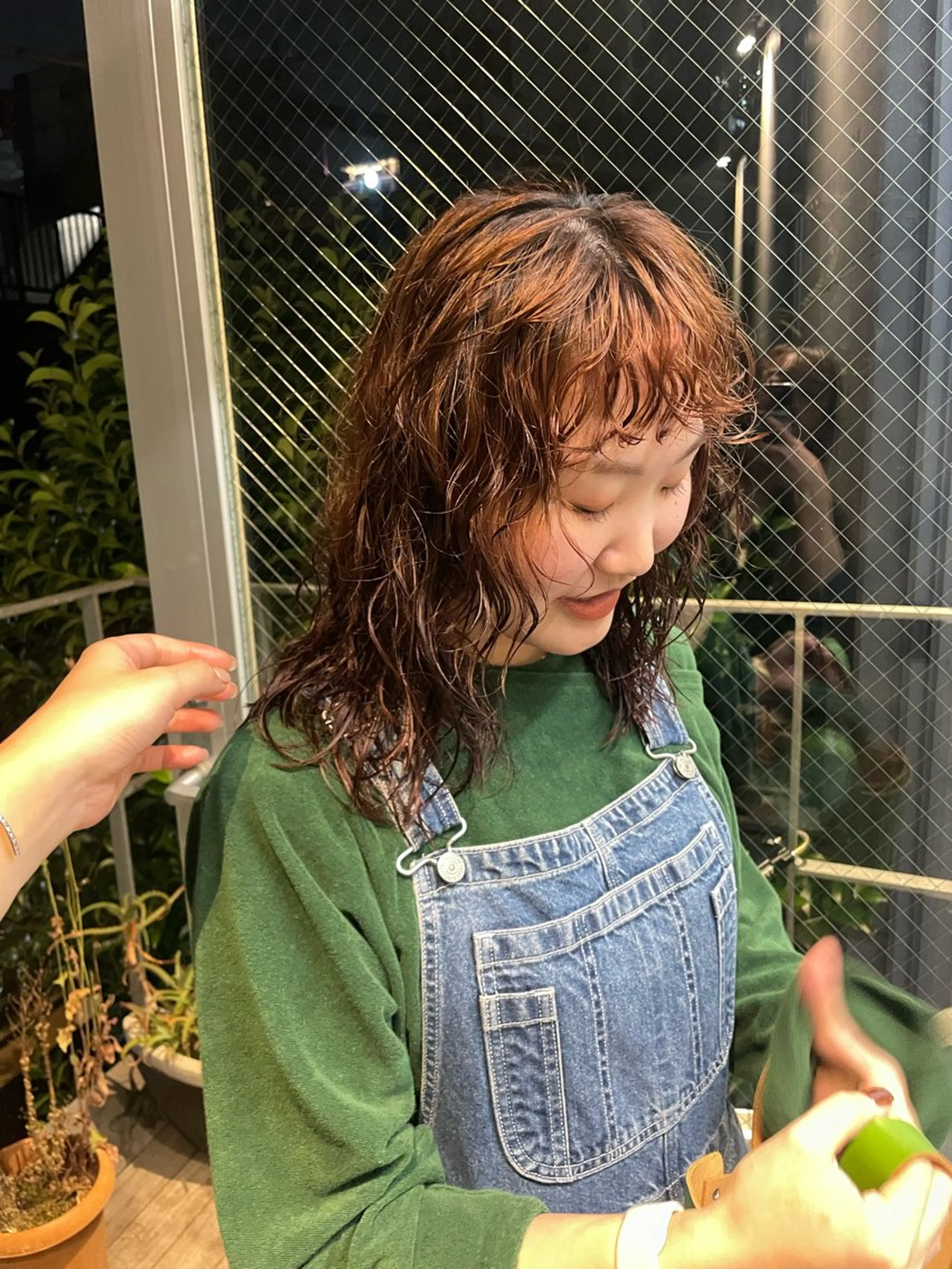 パーマ カット パーマ トリートメント 佐伯 和佳のヘアスタイル