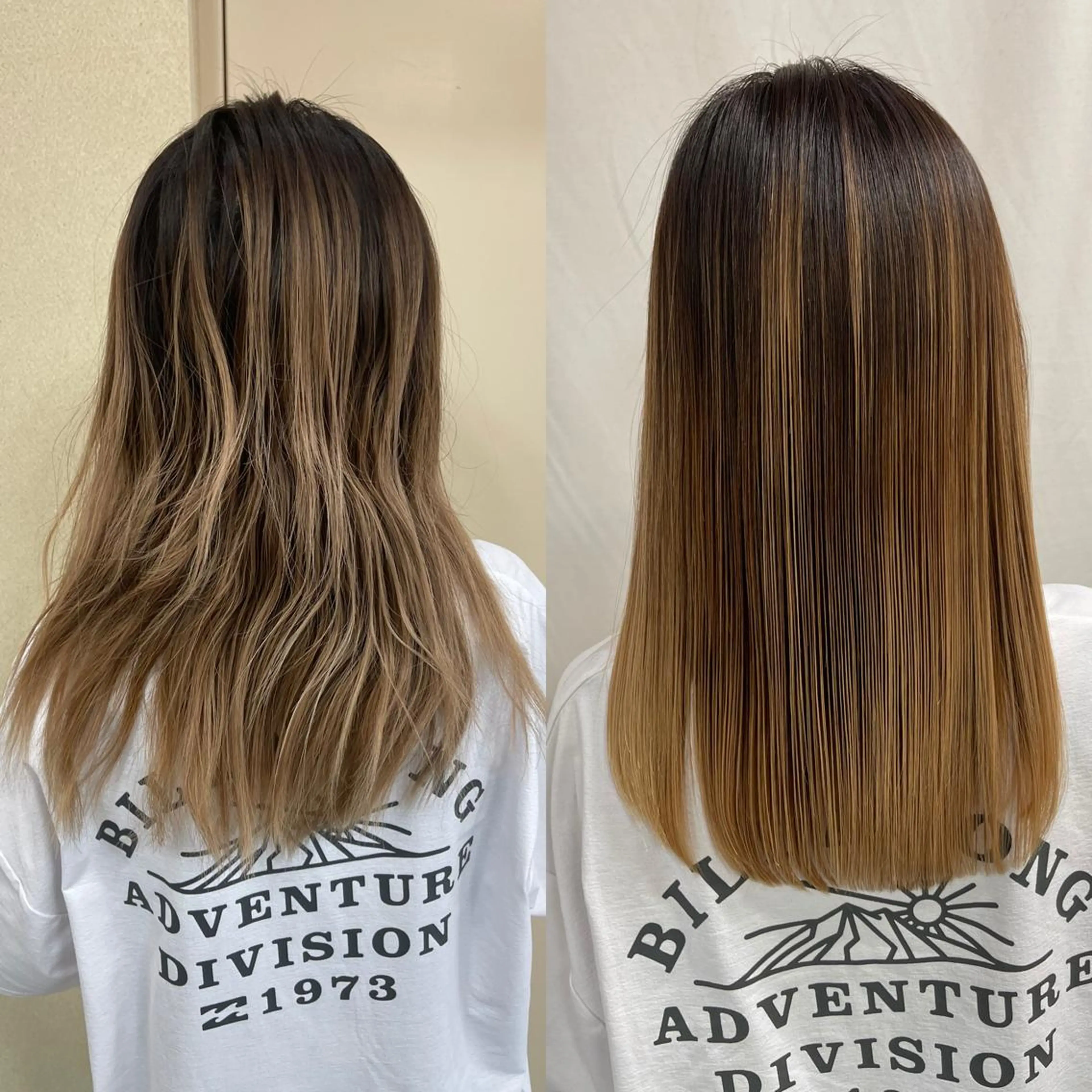 ロング パーマ カット 縮毛矯正 髪質改善/縮毛矯正 /ブリーチ矯正/岡部のヘアスタイル