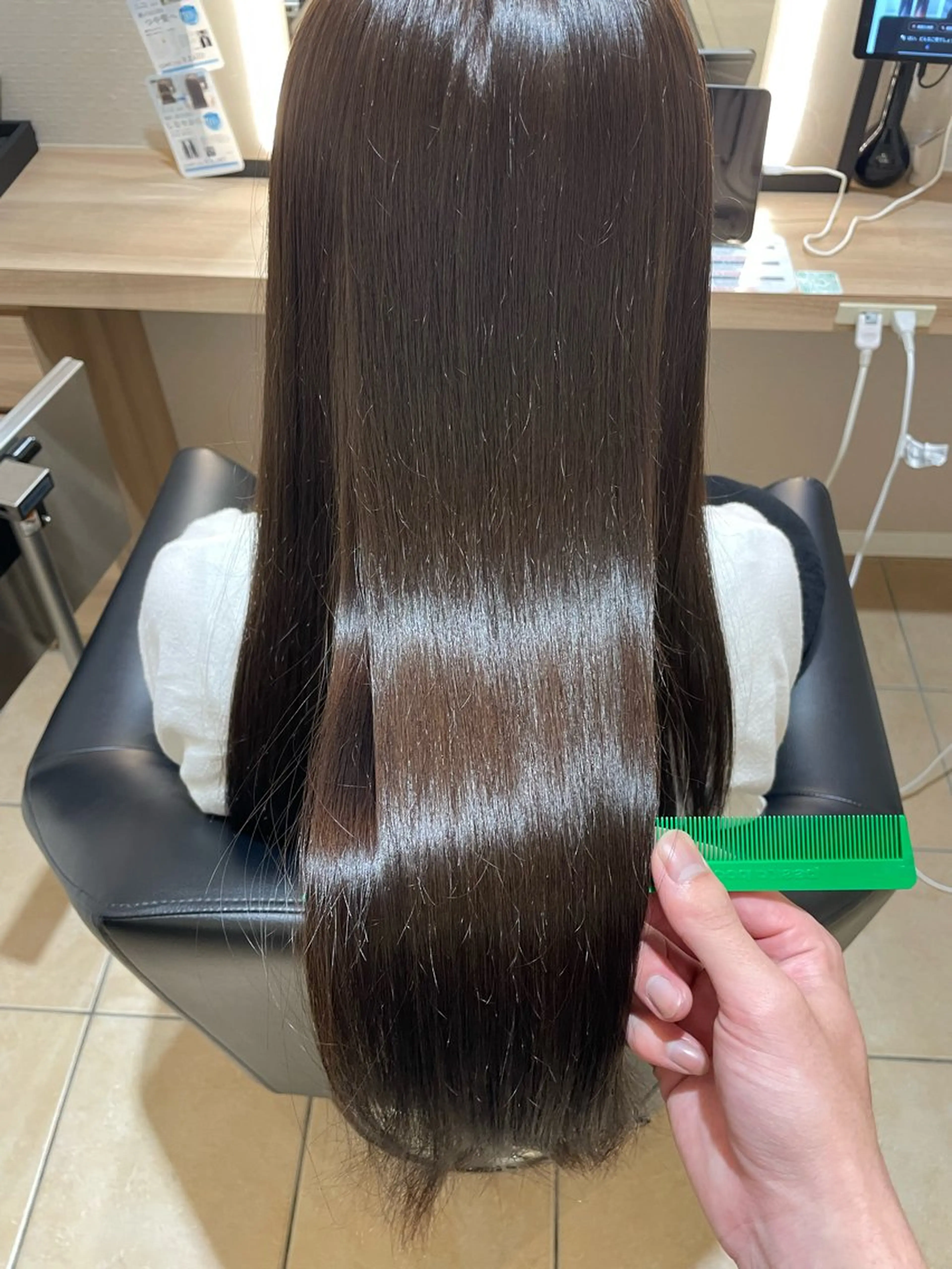 セミロング カラー 縮毛矯正 Ryuga 【beep赤羽】のヘアスタイル