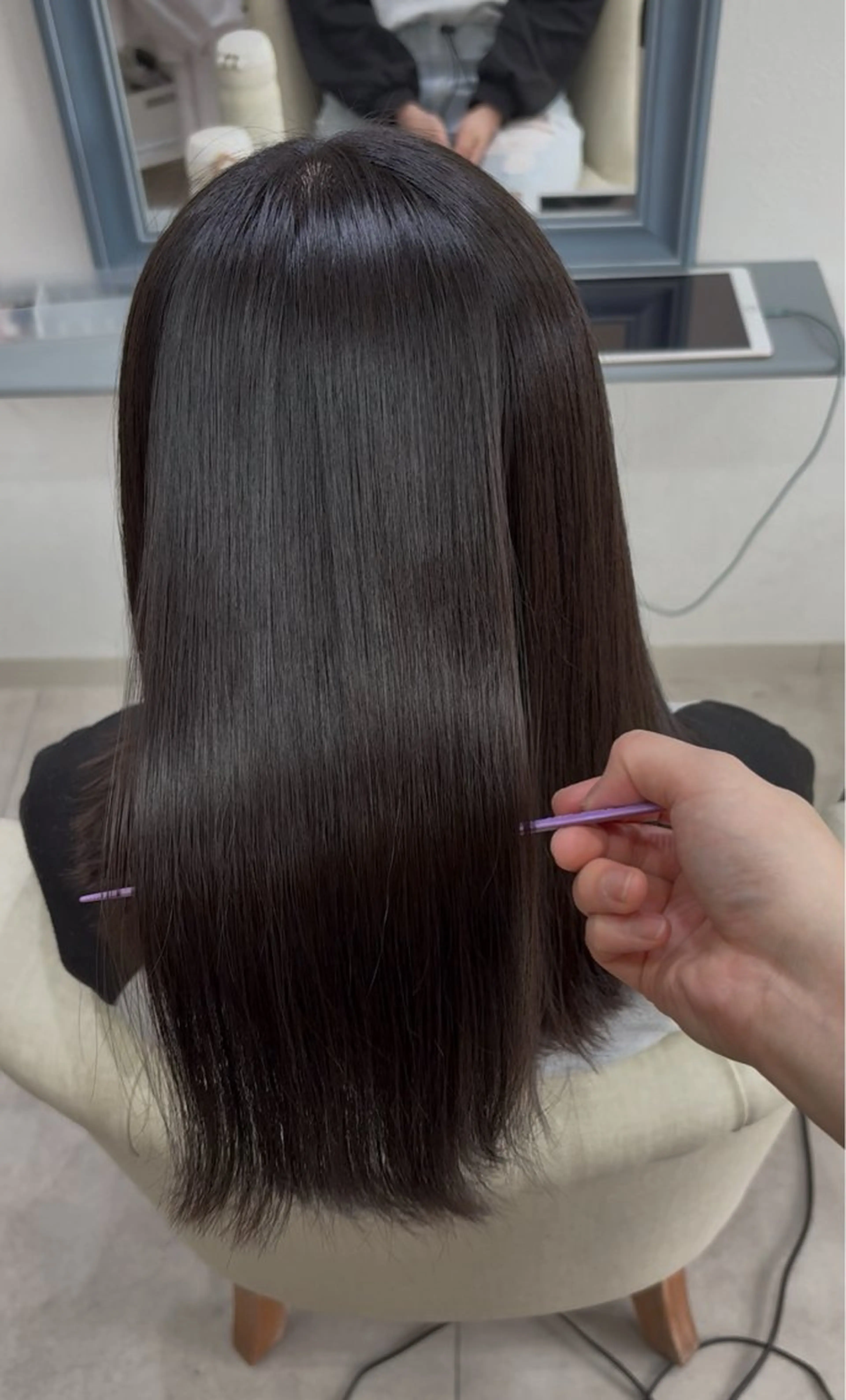 セミロング 美髪矯正/ LISAのヘアスタイル