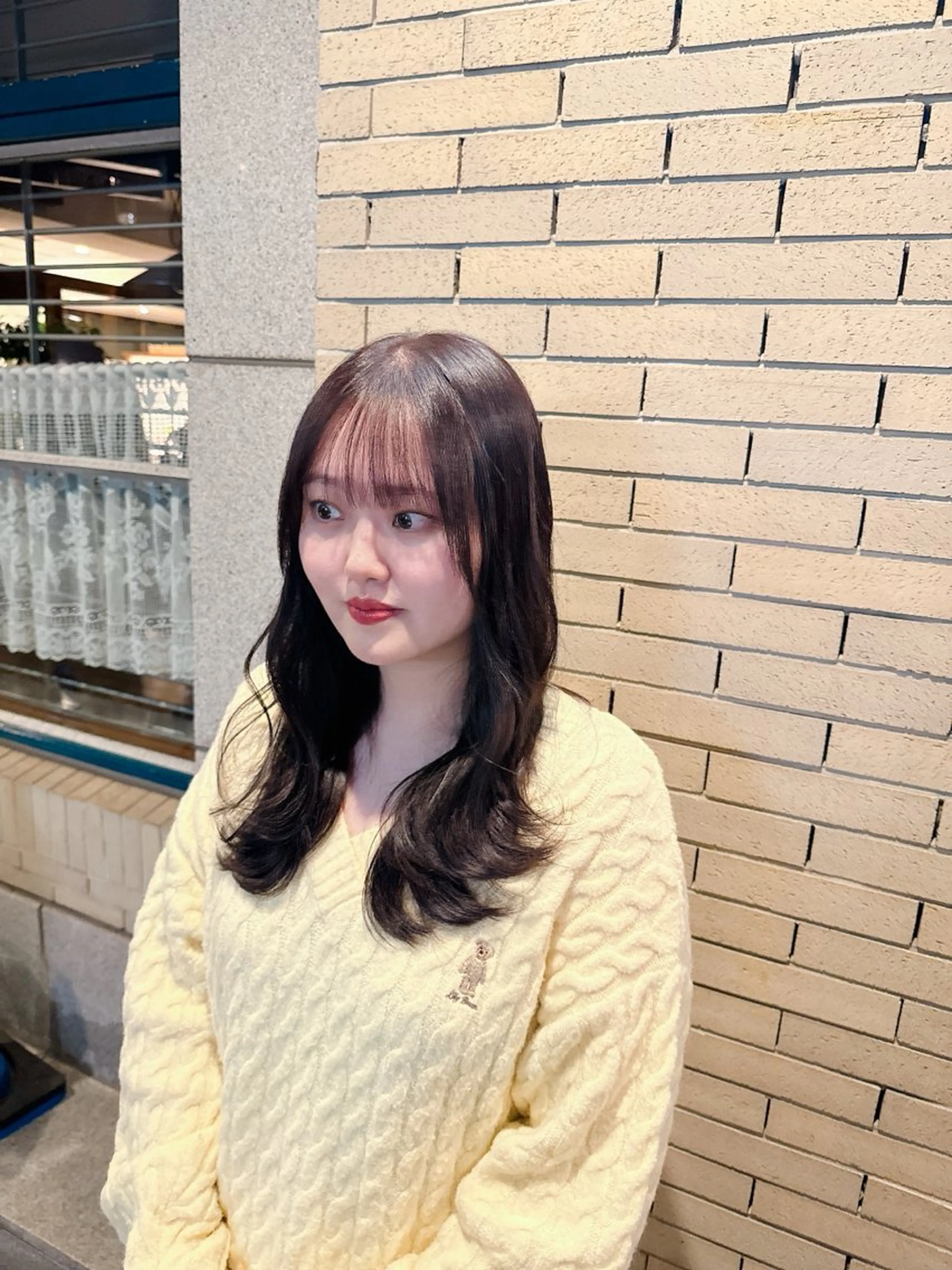 セミロング カット 縮毛矯正 トリートメント 六本木縮毛矯正/髪質 改善/LOANA鈴木のヘアスタイル