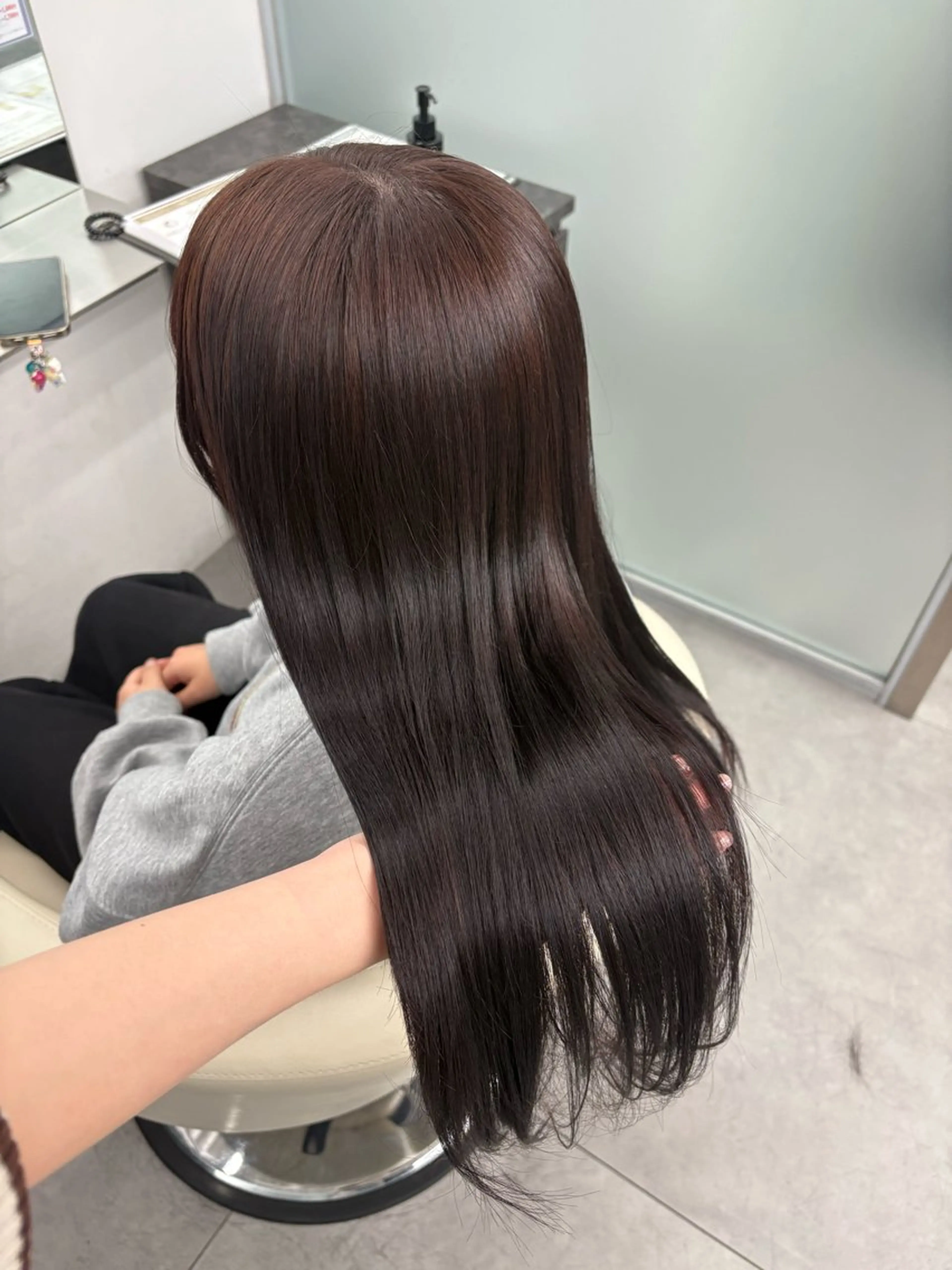 ロング カラー ヘアカラー トレンド甘めガーリー Mizuki☁️🫧のヘアスタイル