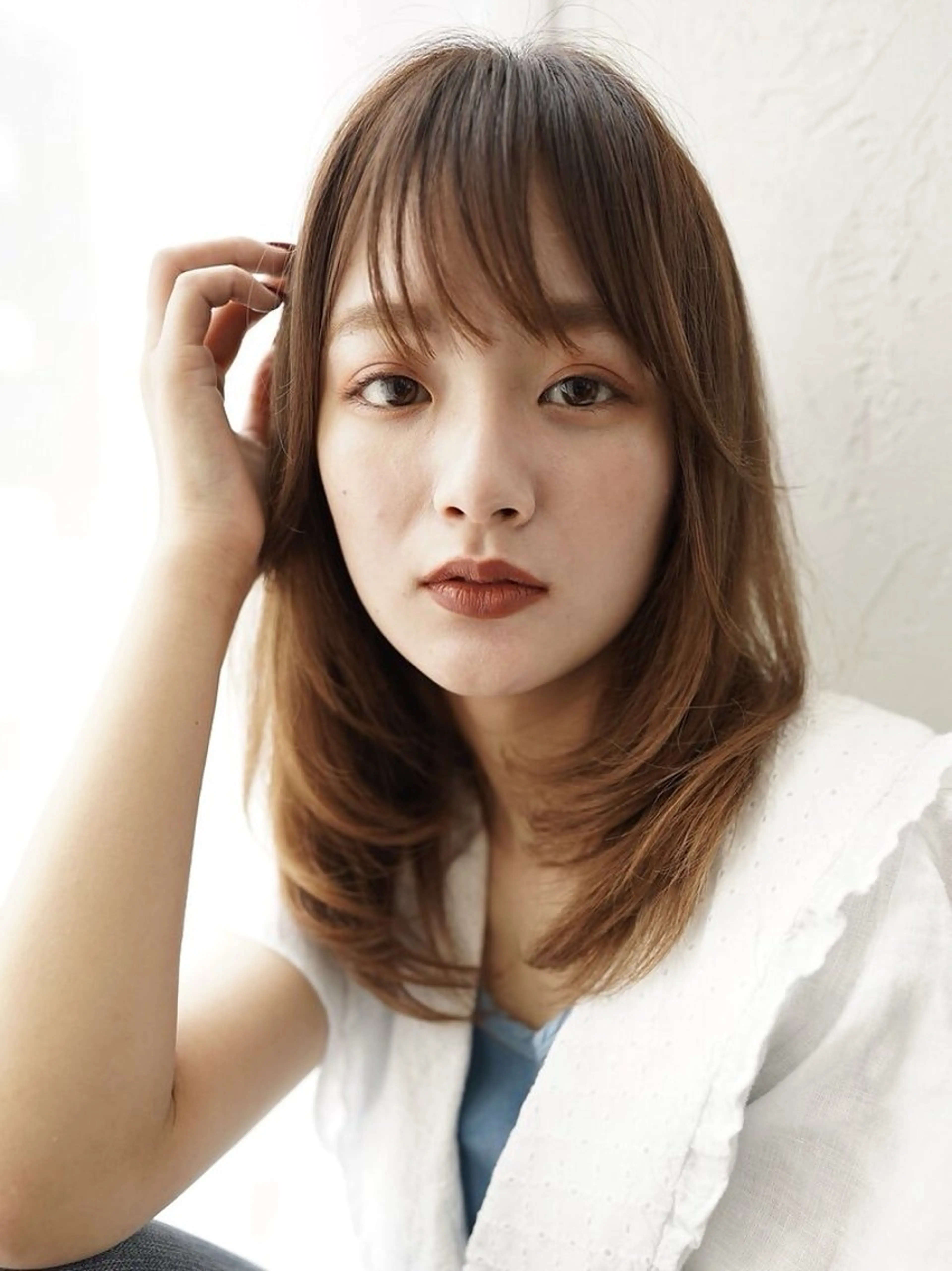 ミディアム カット MIKU ☺︎のヘアスタイル