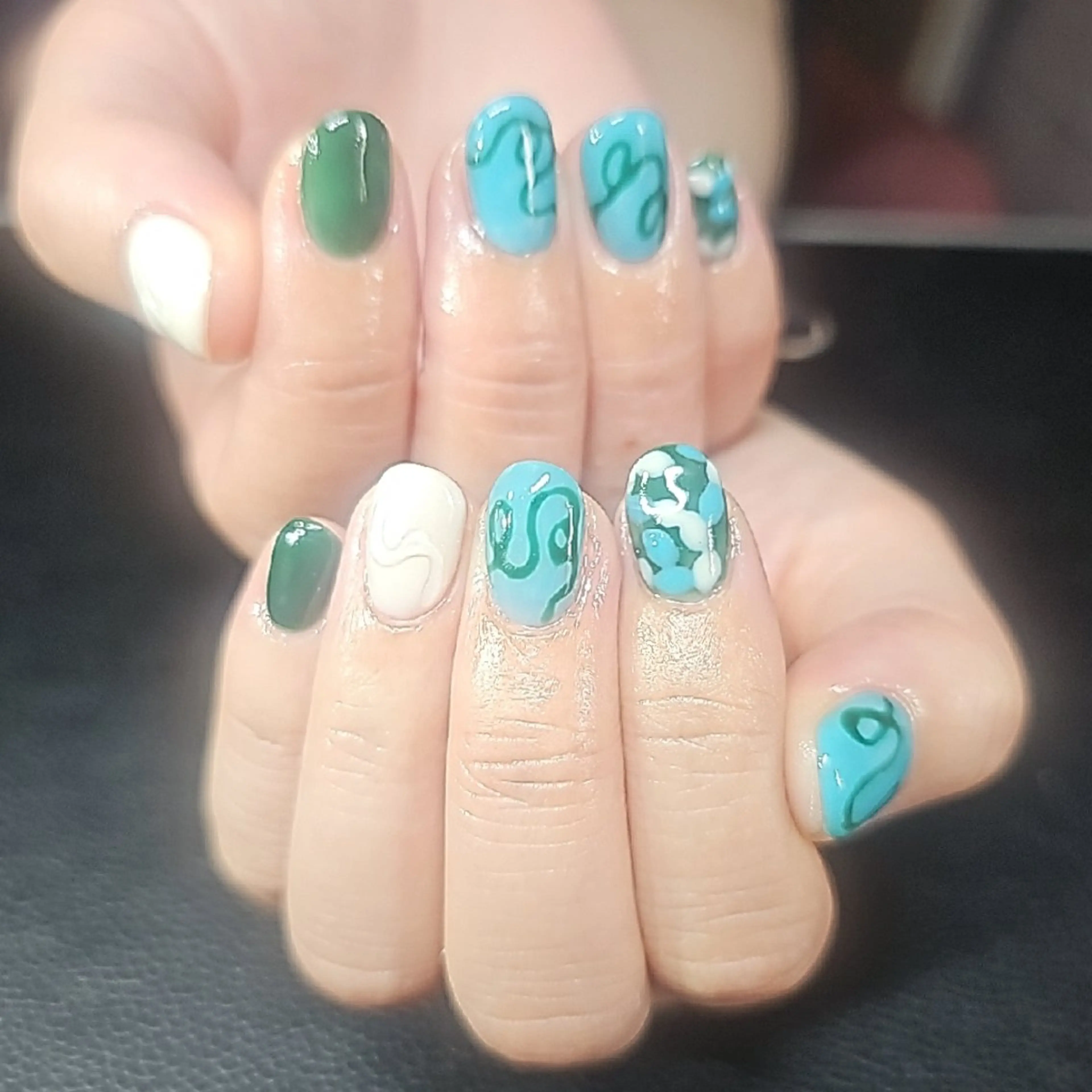 ネイル アートネイル ニュアンスネイル 夏ネイル salon de Princess所属・salon de  Princessのネイルデザイン