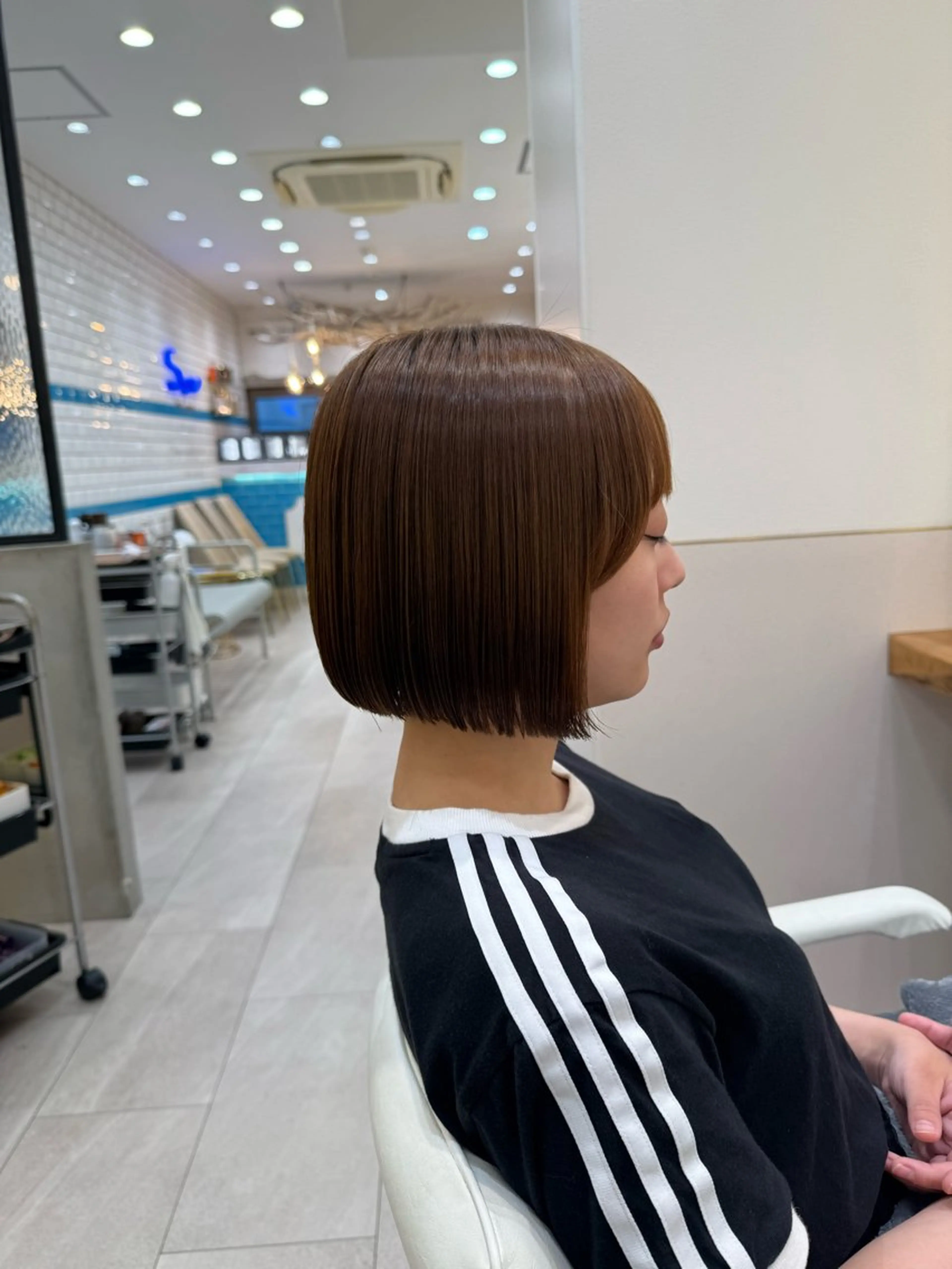 ショート ボブ 韓国風ヘア 新宿/韓国ヘア kurea🎀のヘアスタイル