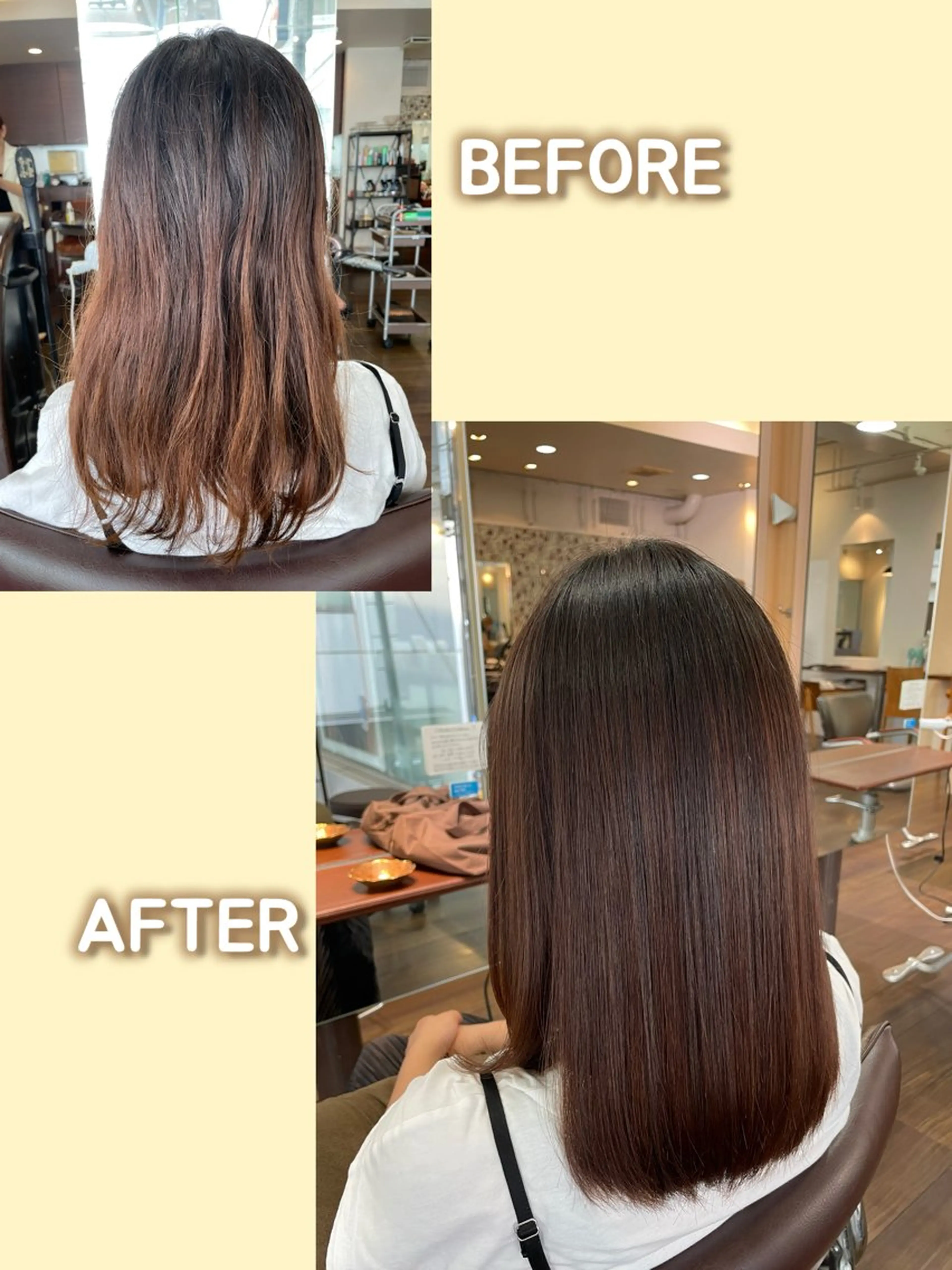 セミロング 縮毛矯正 💜カラー/縮毛矯正 /NARUKA💜のヘアスタイル