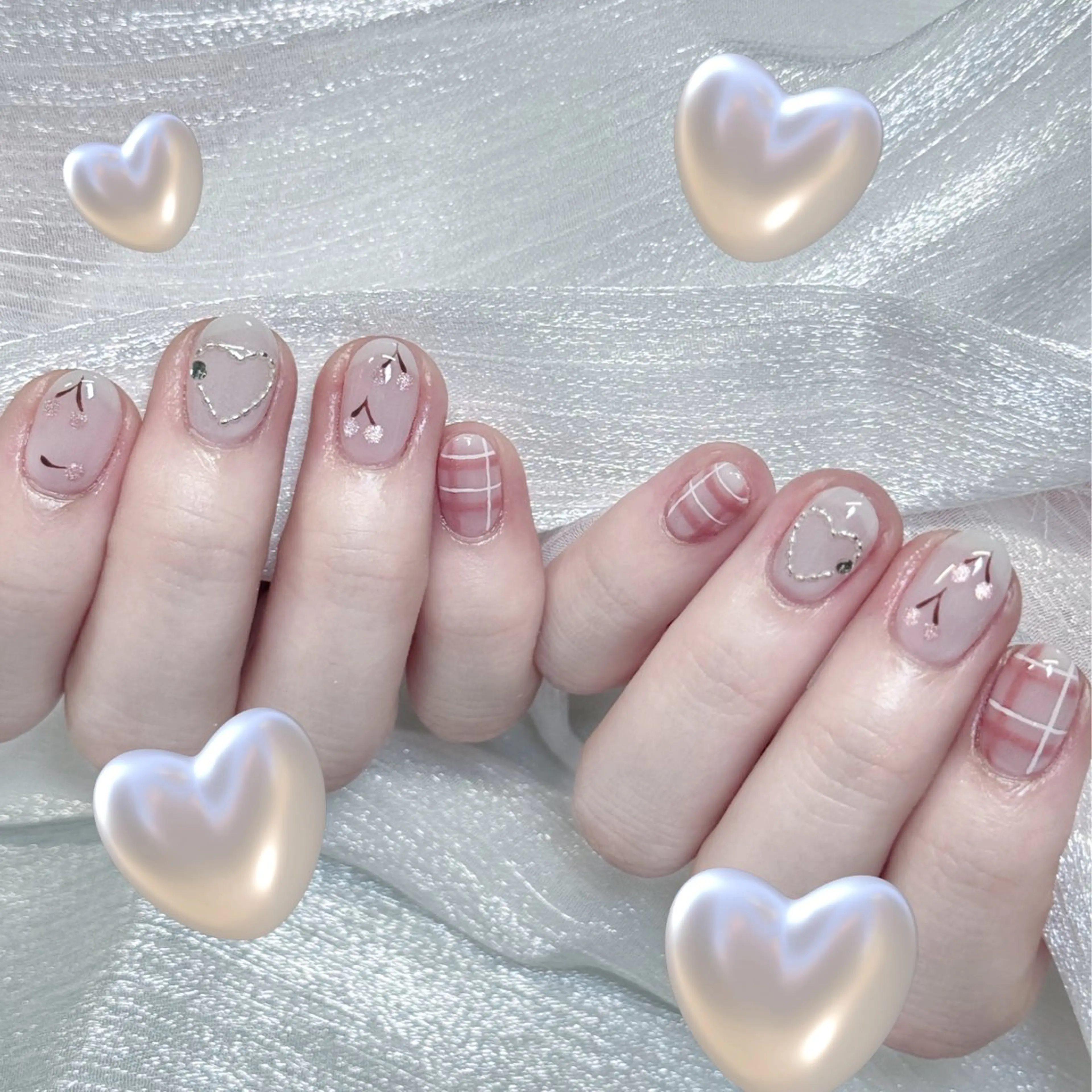 ネイル ワンホンネイル ハンドネイル Nail salon Lycoris キキのネイルデザイン