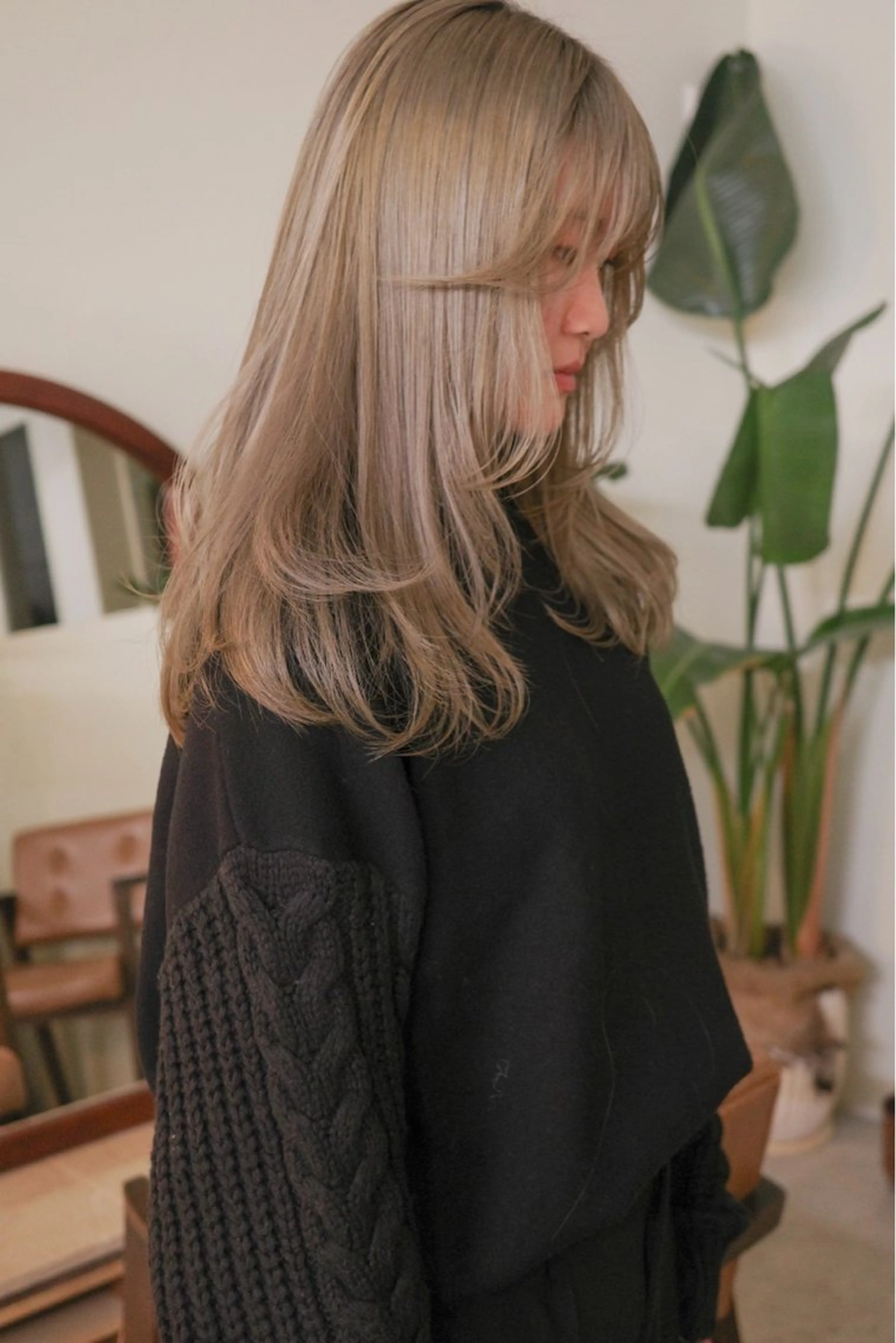 ロング カラー ベージュカラー aco/名古屋.栄 ボブ/透明感カラーのヘアスタイル