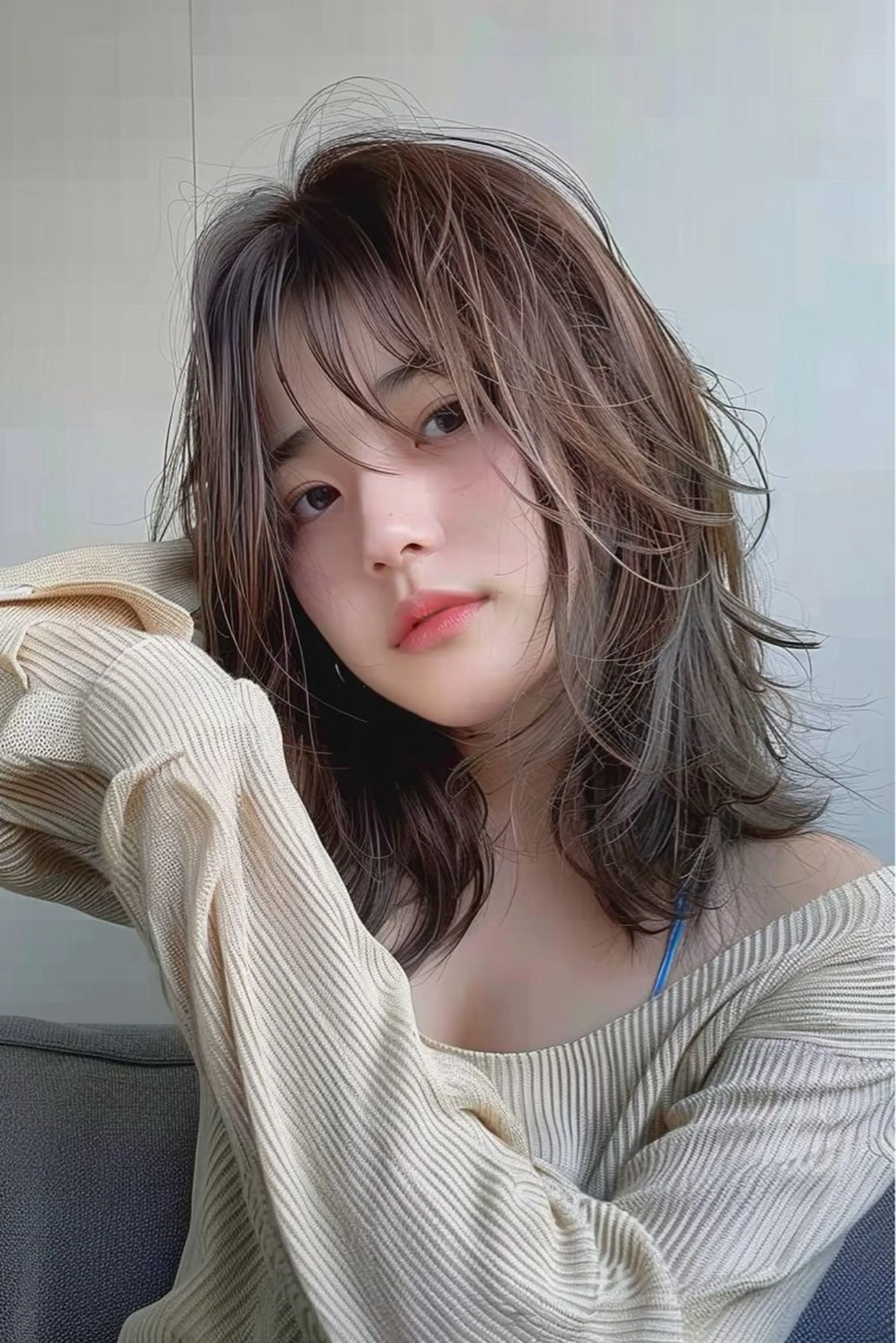 ミディアム カラー カット ヘアカラー トリートメント 4月限定/ カラー特化/YUTOのヘアスタイル