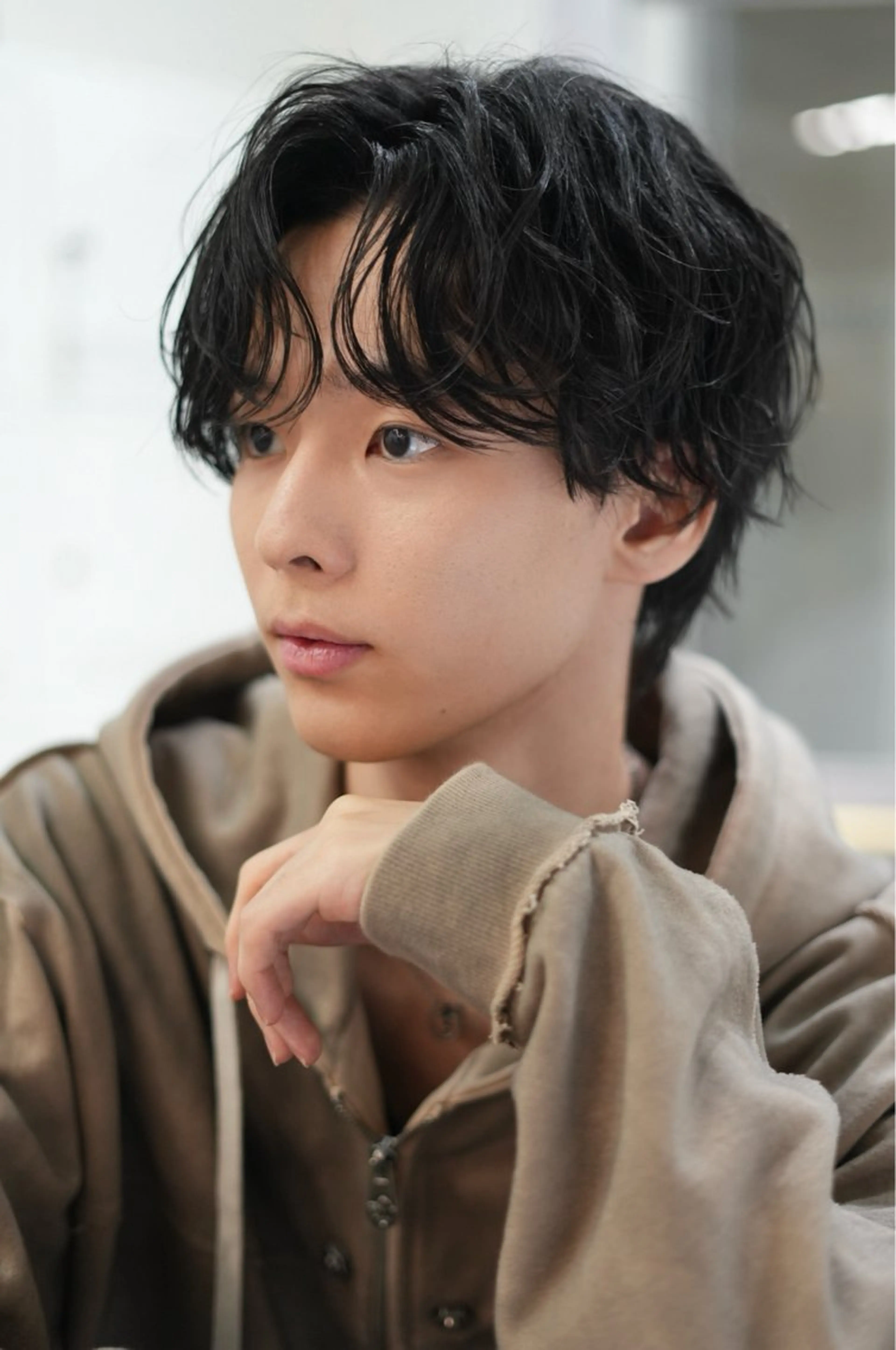 ショート パーマ メンズ カット パーマ トリートメント 加藤拓海 /モデル募集中のヘアスタイル