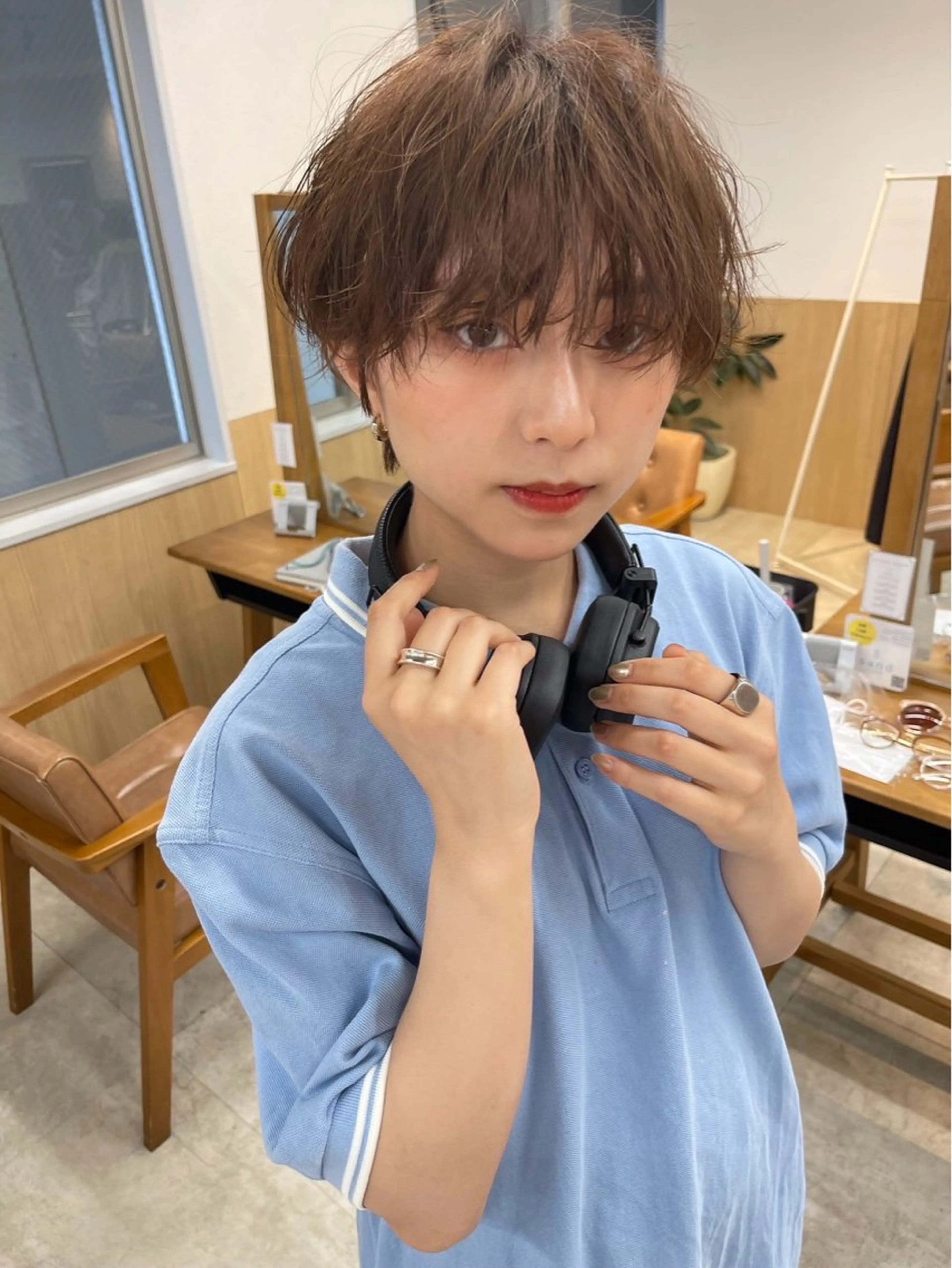 ショート パーマ トリートメント 似合わせカットNo 1/横浜美容師のヘアスタイル