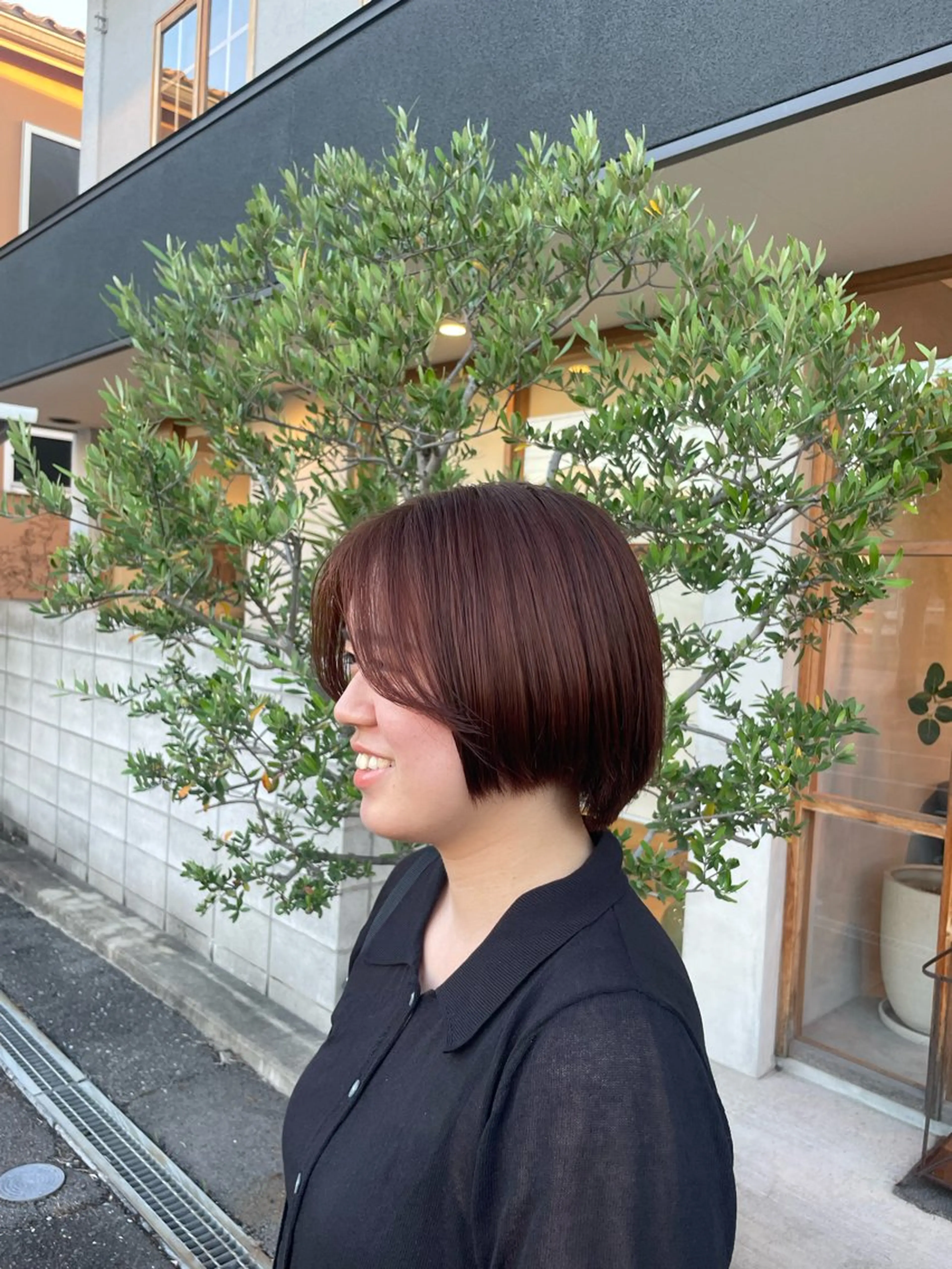 ショート オレンジブラウン ヘアカラー momoka 女性限定のヘアスタイル