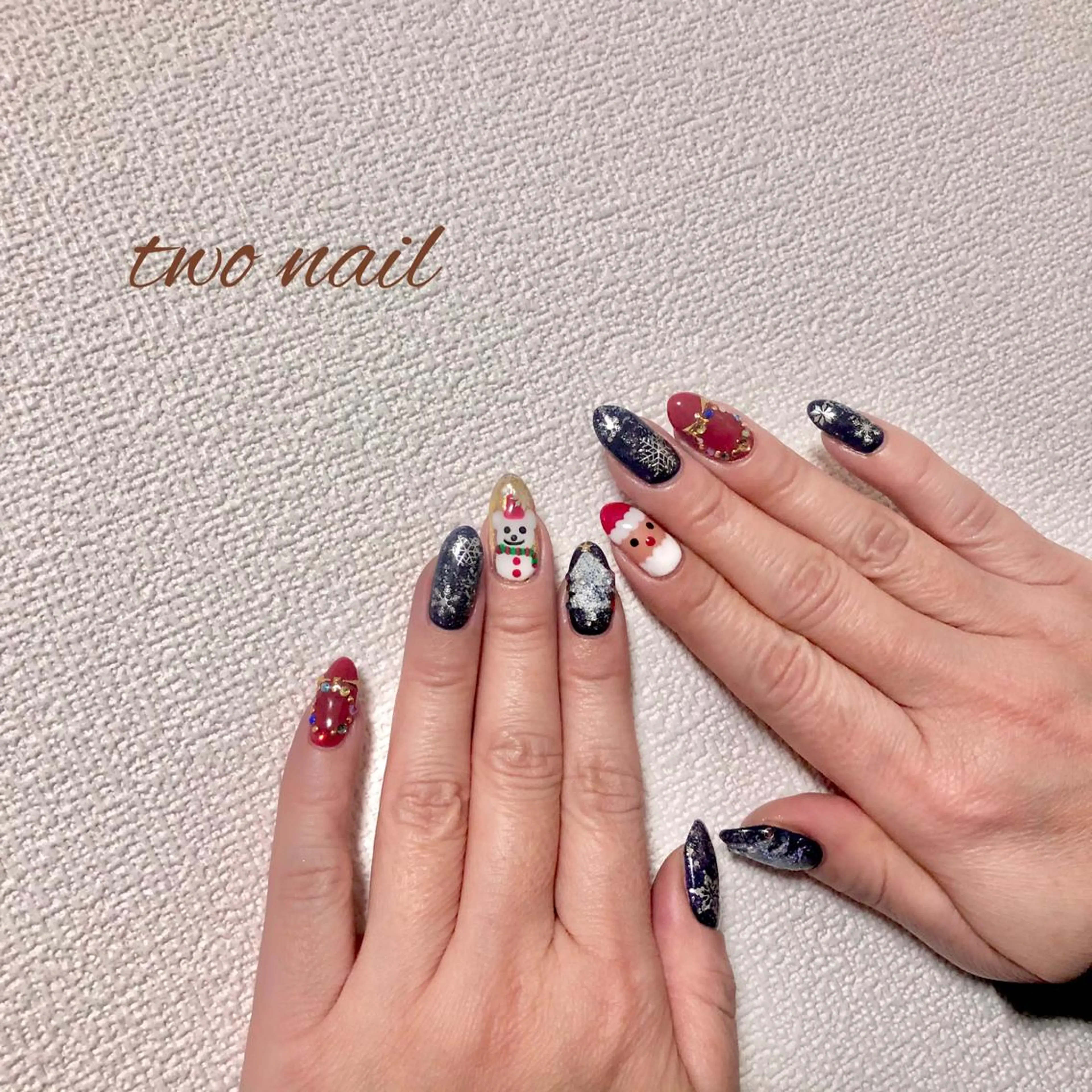 ネイル アートネイル フットネイル ハート ニュアンスネイル two nailのネイルデザイン