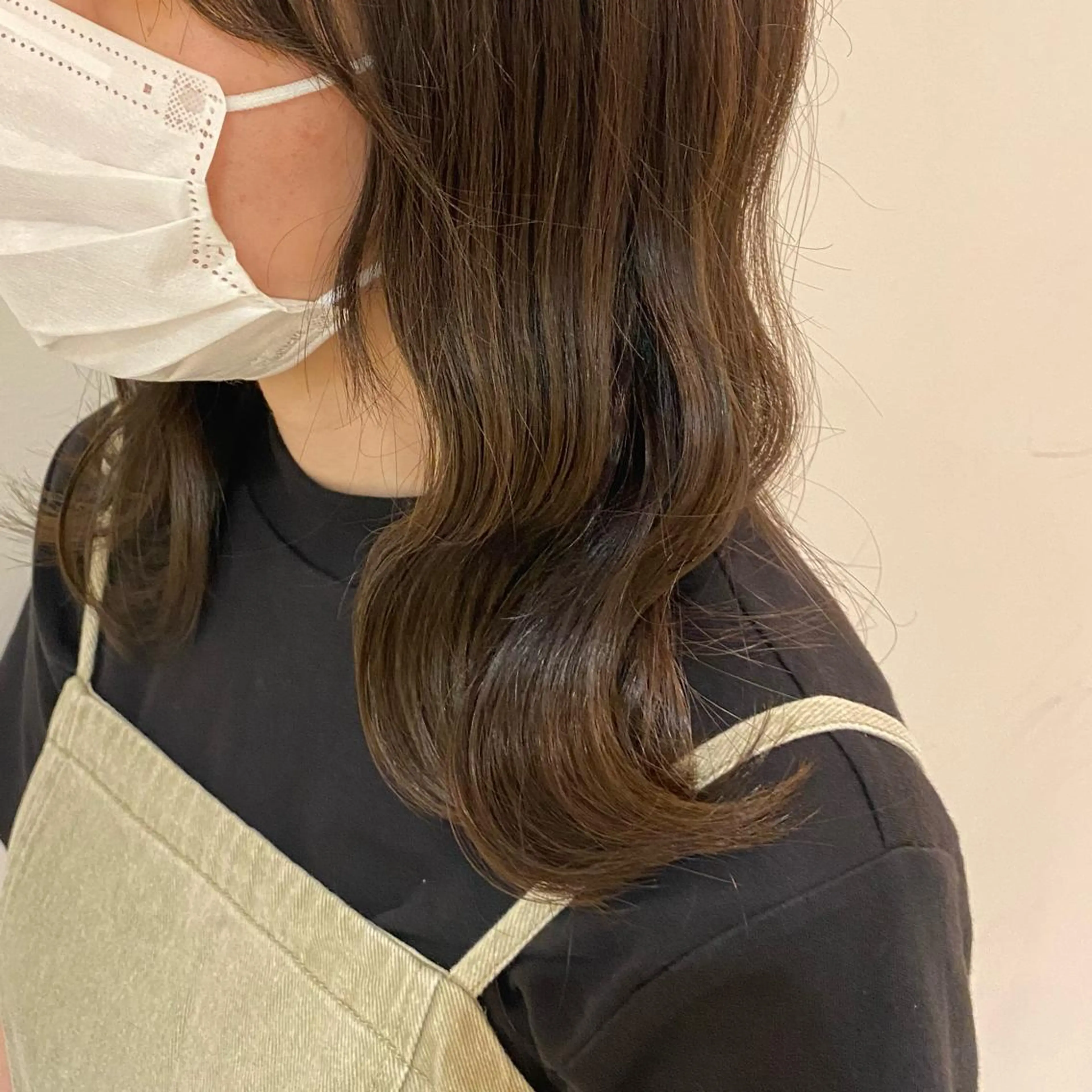 セミロング ヘアカラー トリートメント 🫧顔周りカット 🫧樫村優香のヘアスタイル