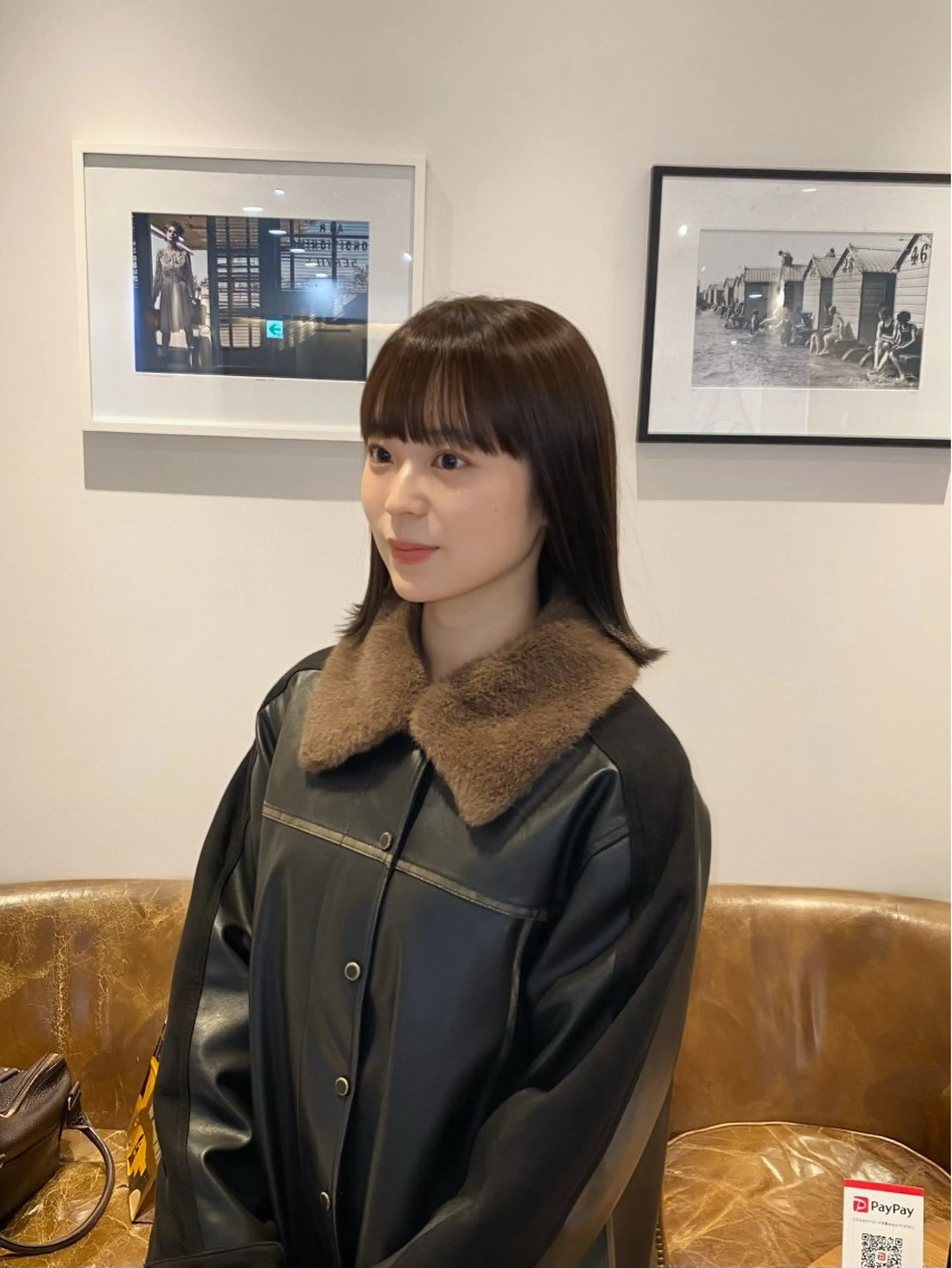 ミディアム カット ヘアカラー lolonois梅田 rami🎀のヘアスタイル