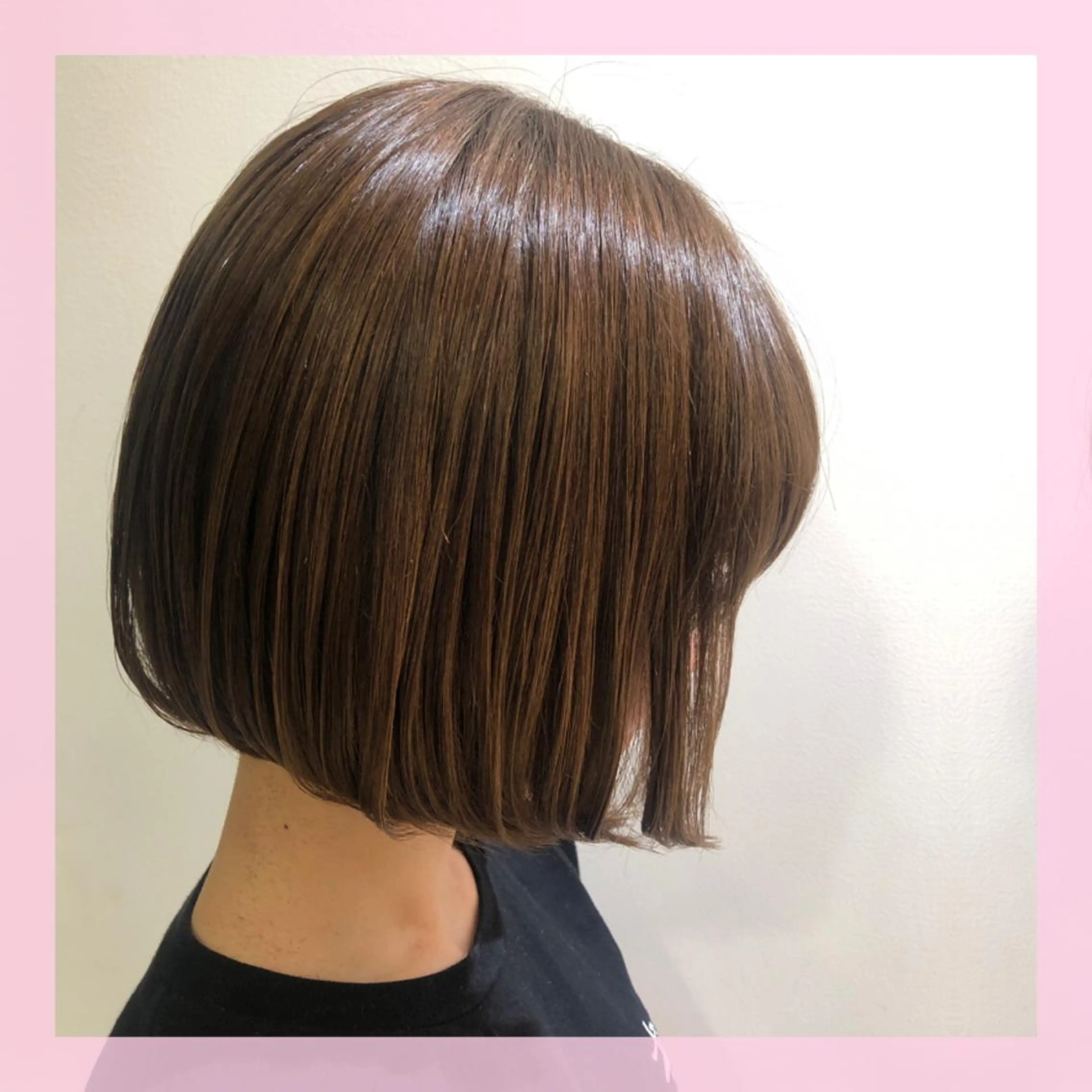 ショート カラー アッシュ アッシュブラウン ブラウンカラー ボブ カット plum.所属・🍒前川 🍒のヘアスタイル