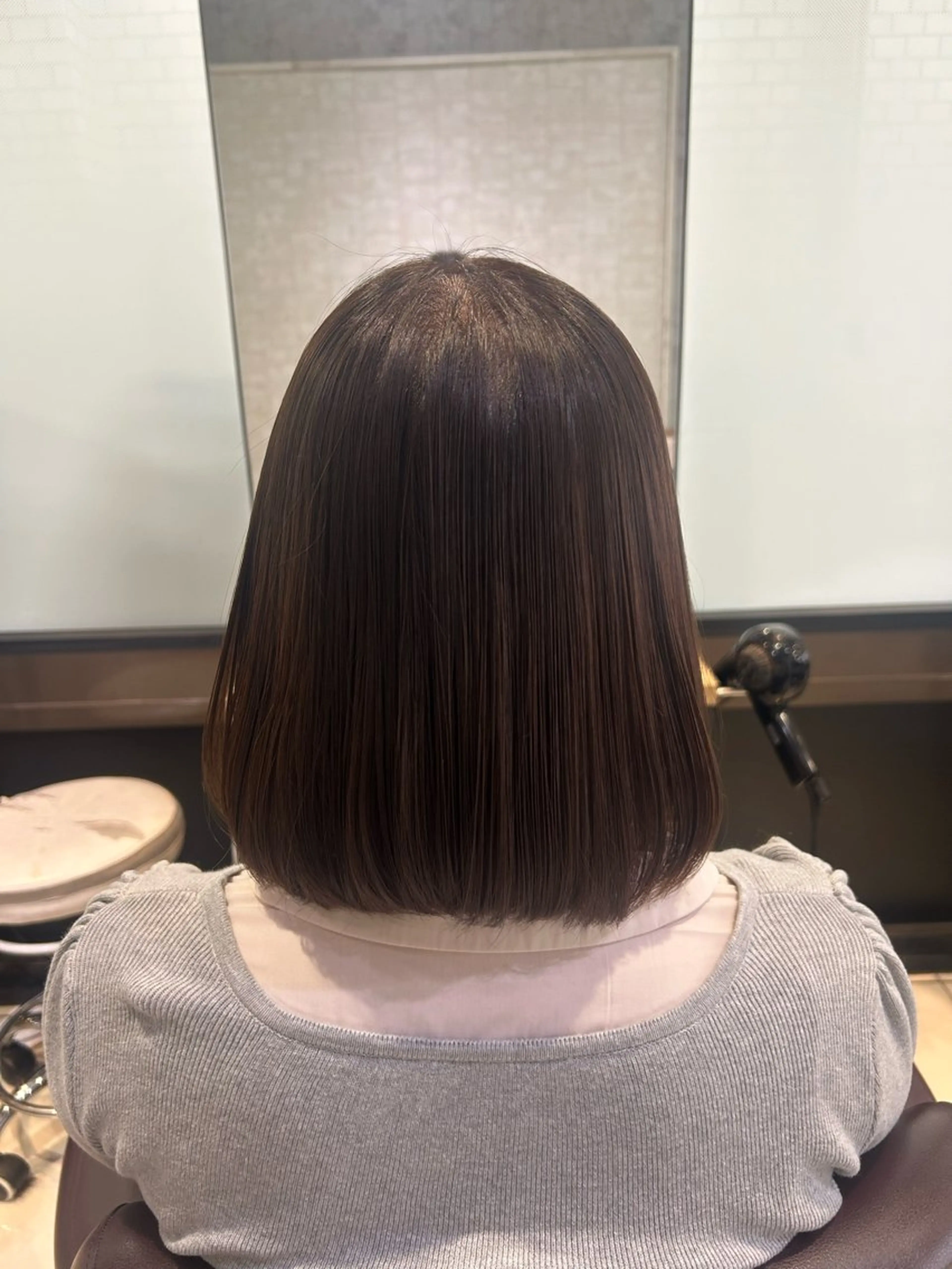 ショート カラー ヘアカラー 韓国風艶髪カラー× 束感まつ毛🎀miuのヘアスタイル
