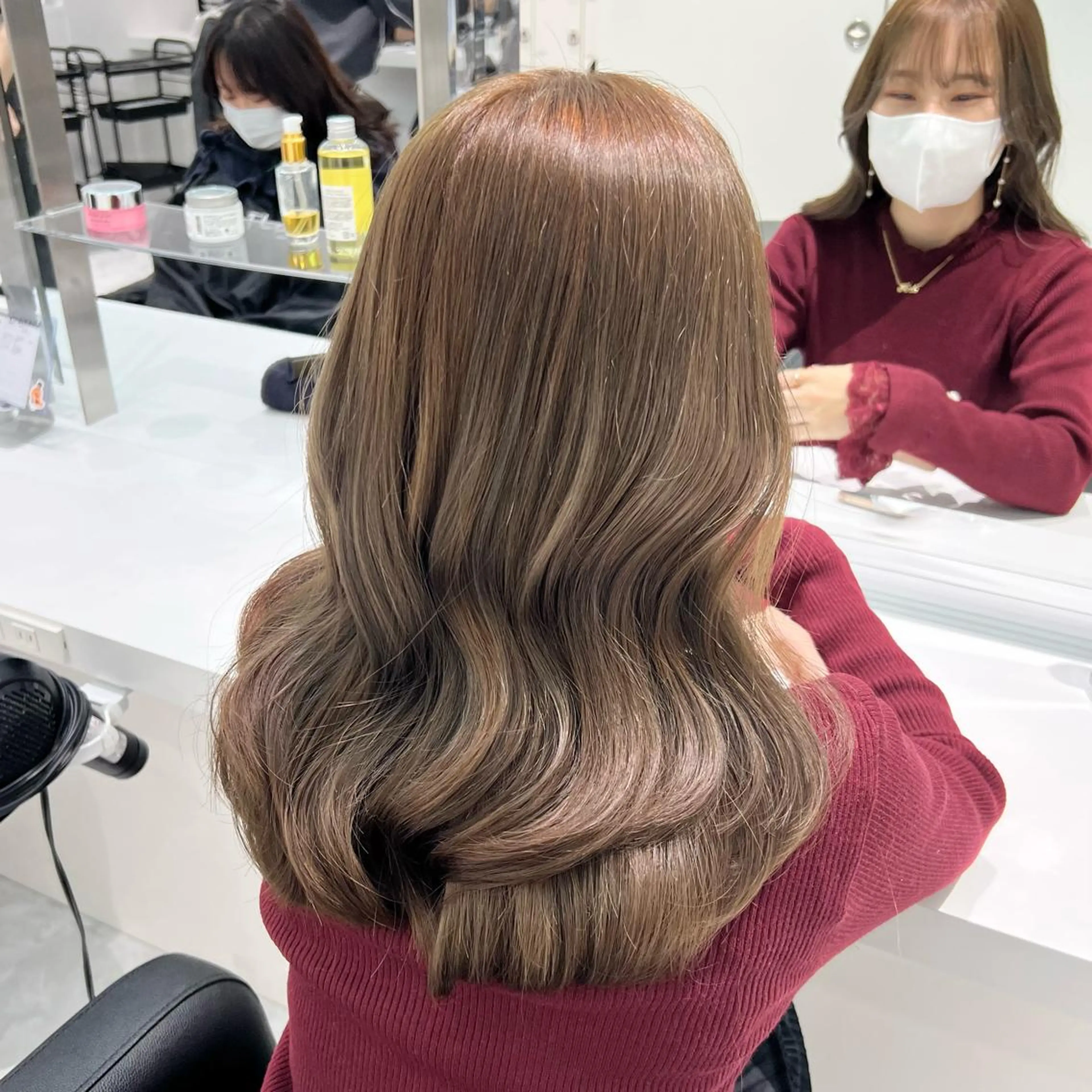 ロング まつパ/ケア ブリーチ/sEnAのヘアスタイル