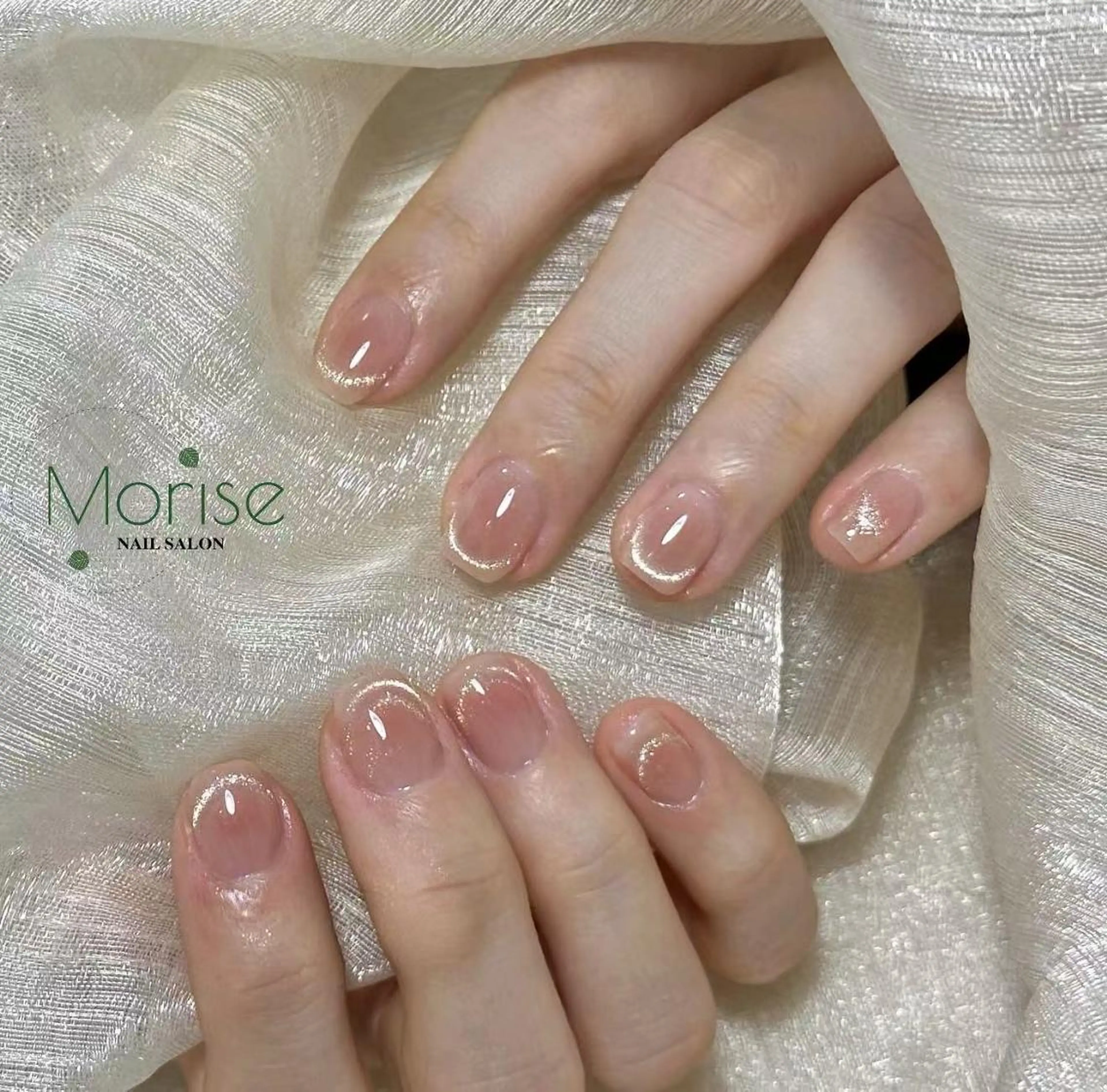 ネイル フレンチネイル ジェルネイル マグネットネイル ミラーネイル 持ち込み ハンドネイル ハンドケア Morise BOBOのネイルデザイン