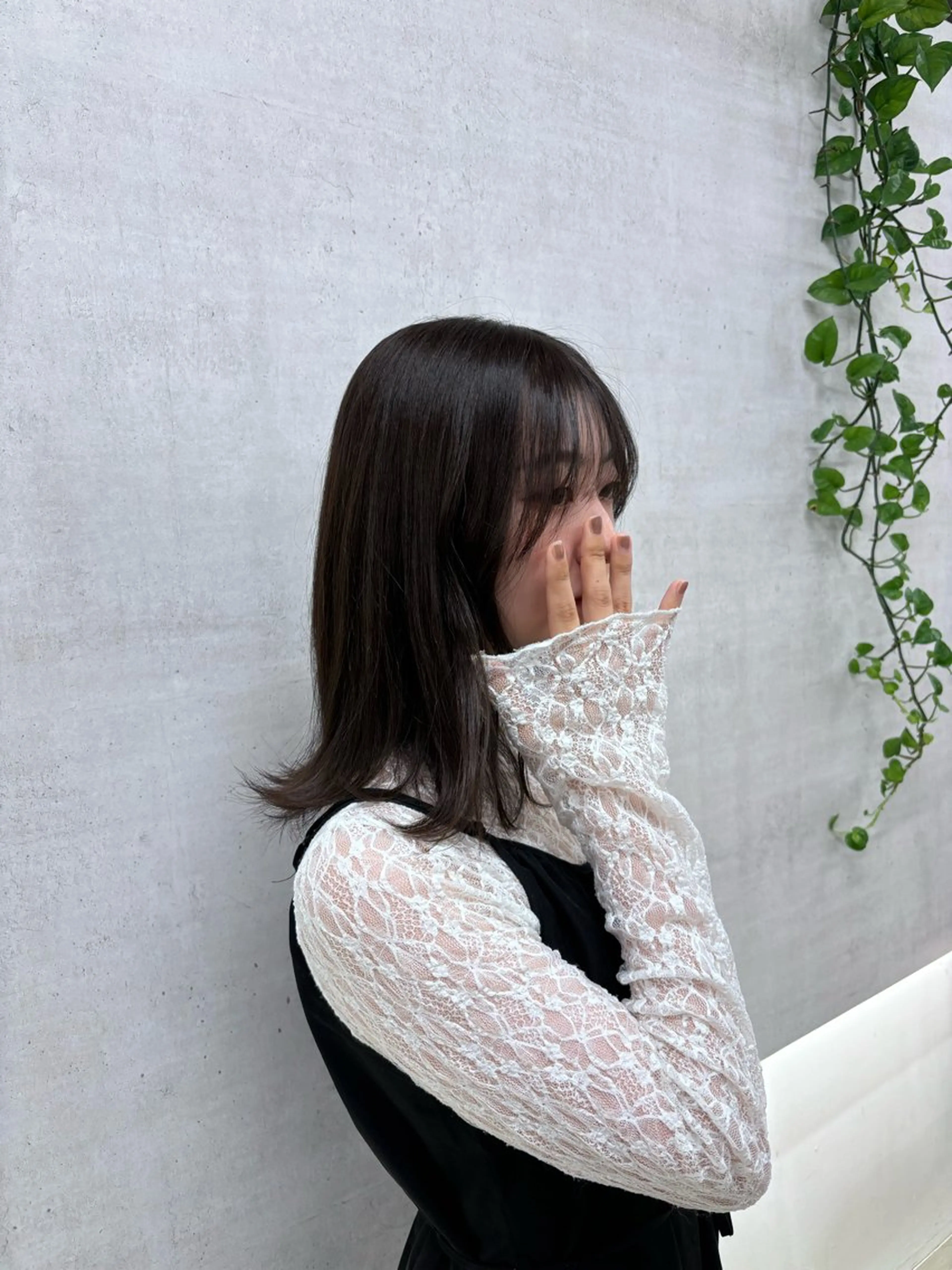 ロング ヘアカラー 透明感カラー✨ 縮毛矯正のヘアスタイル