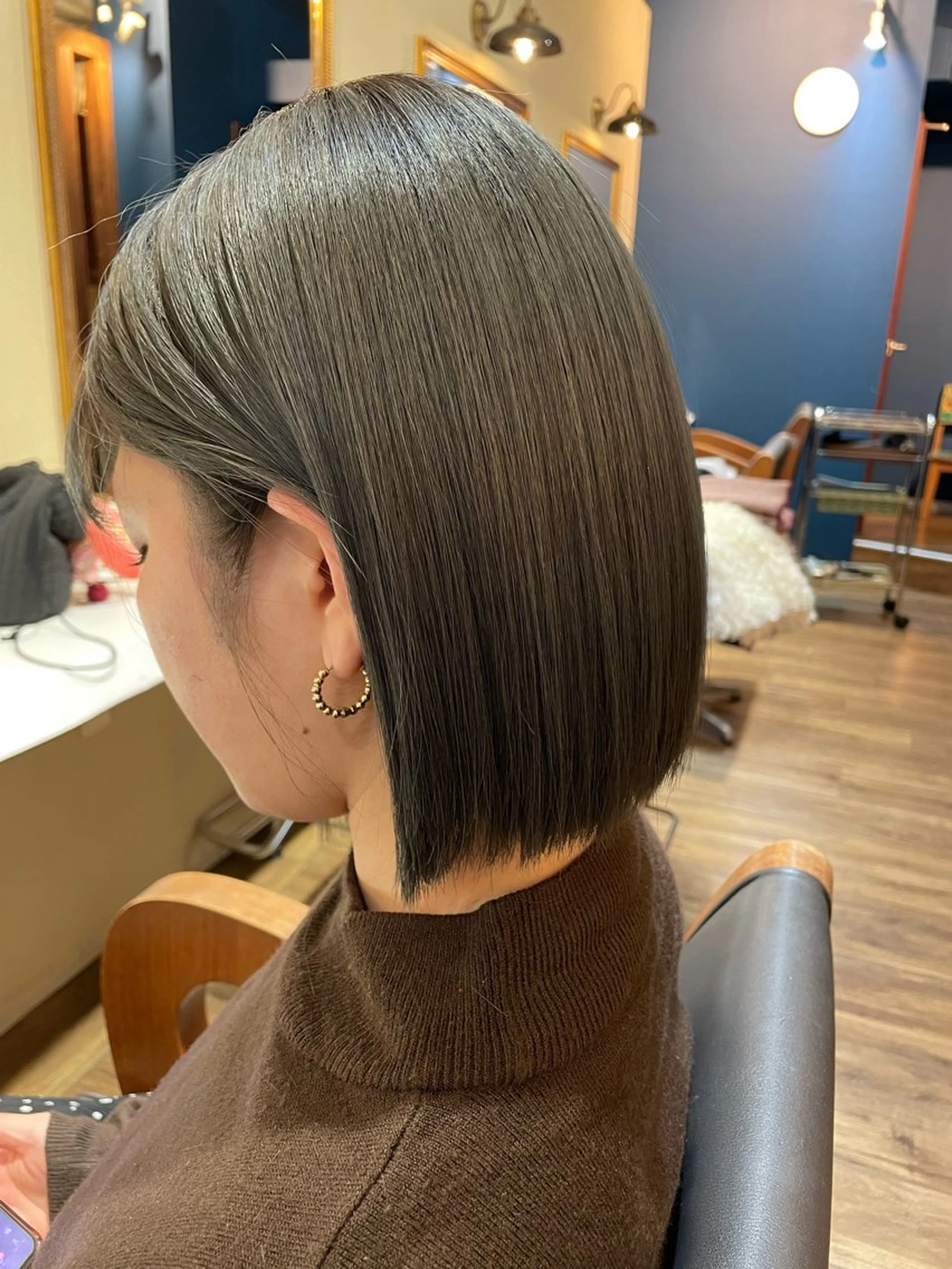 ショート カラー グレージュ オリーブグレージュ オリーブグレー ボブ カット faith hair bisq所属・平澤 萌香のその他イメージ