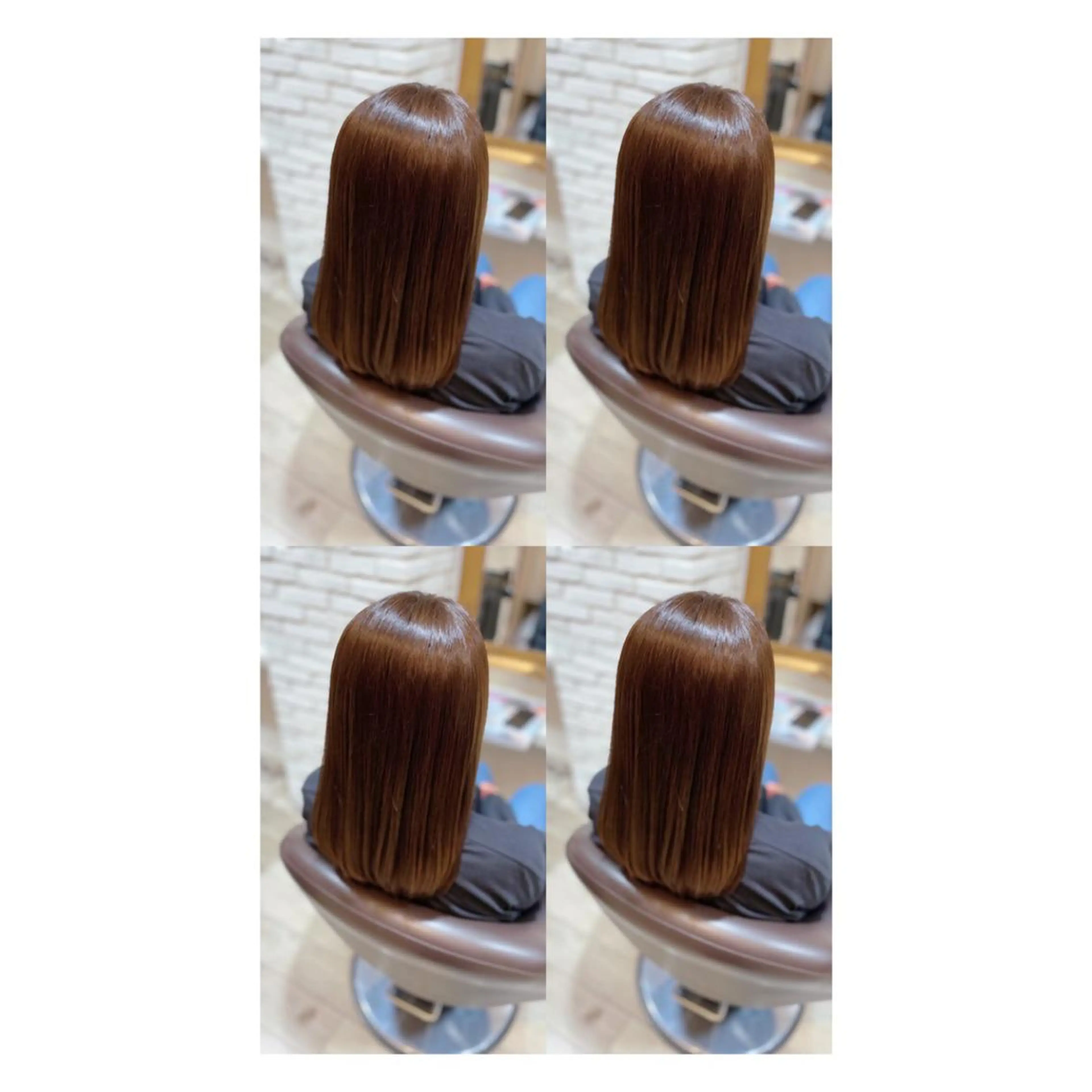 ミディアム カラー カット ヘアカラー トリートメント 店長✨レイヤー✖️ 髪質改善✖️韓国ヘアのヘアスタイル