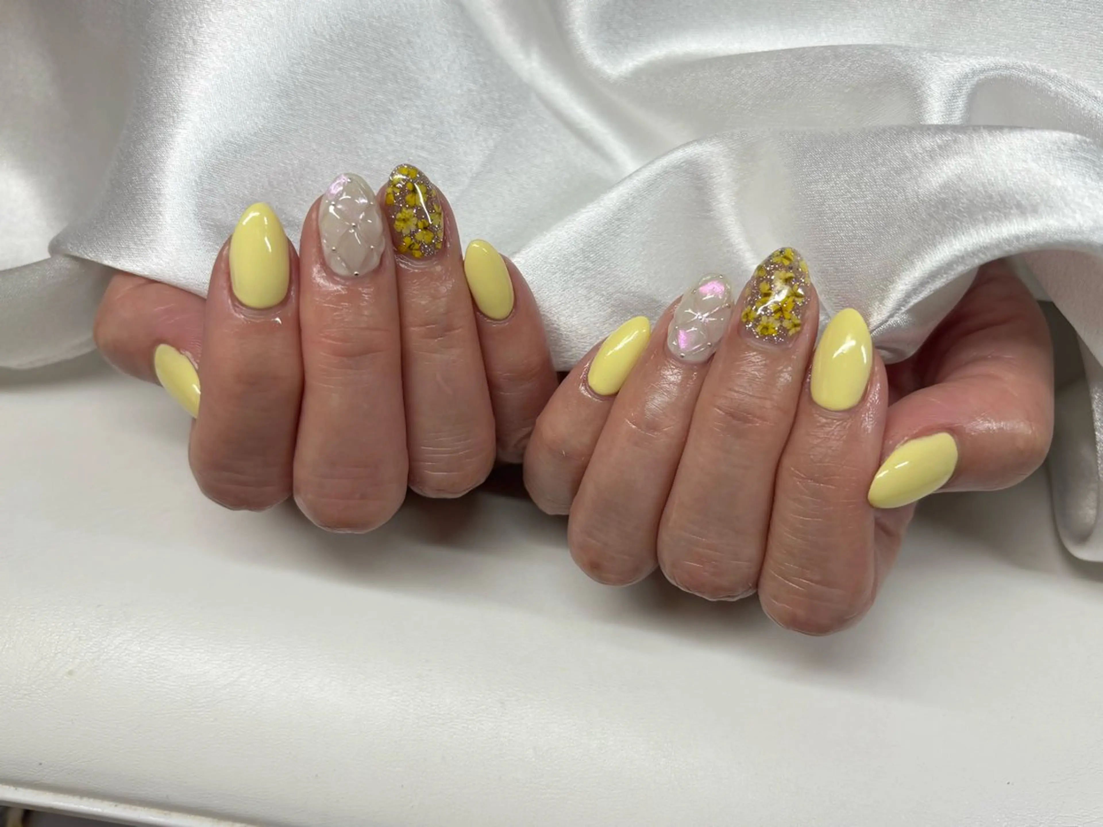 ネイル フラワーネイル 春ネイル 門真市ネイルサロン♡ KUMI.HANAのネイルデザイン