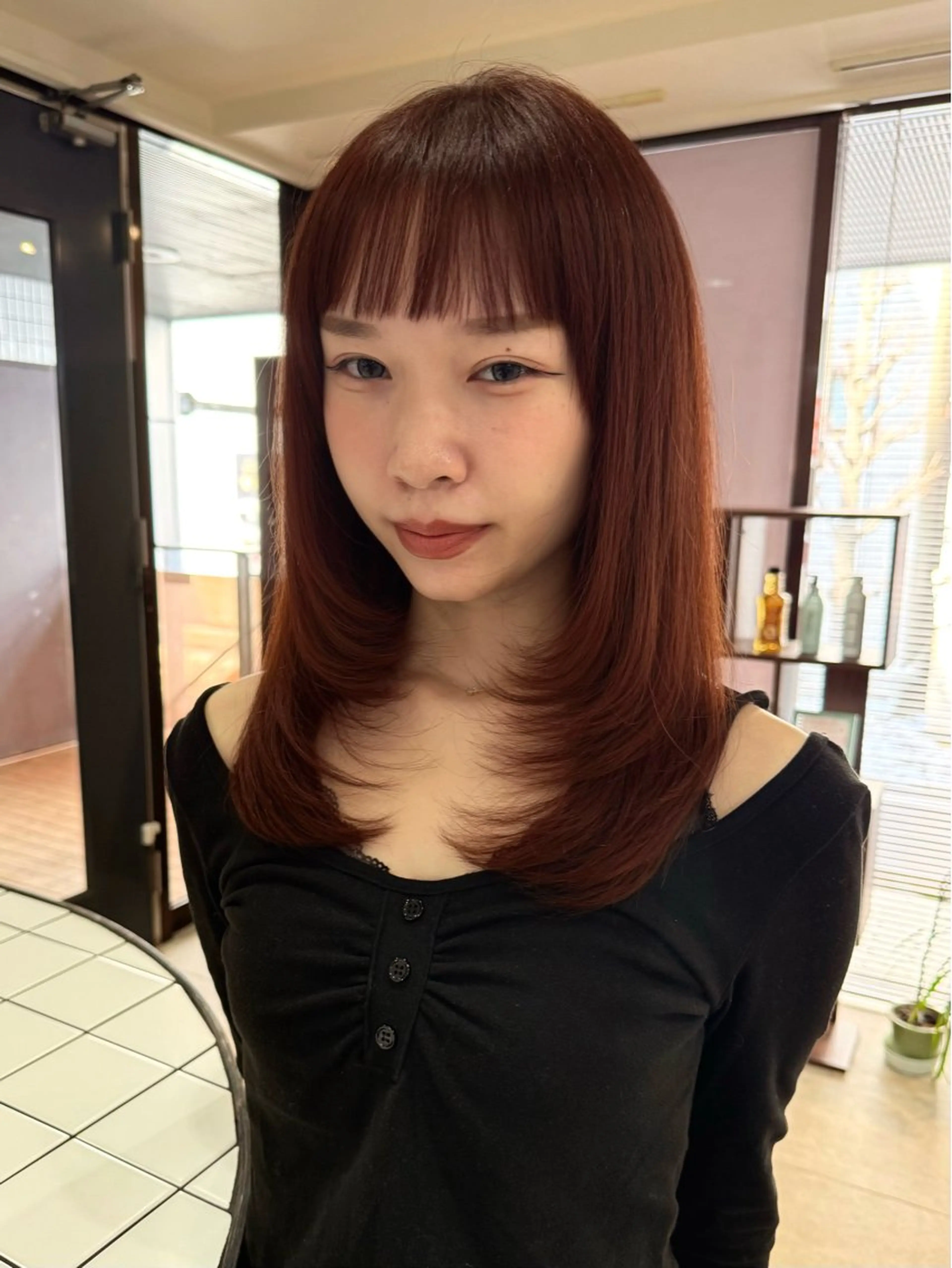 ロング レイヤーカット 宮嶋 蓮のヘアスタイル