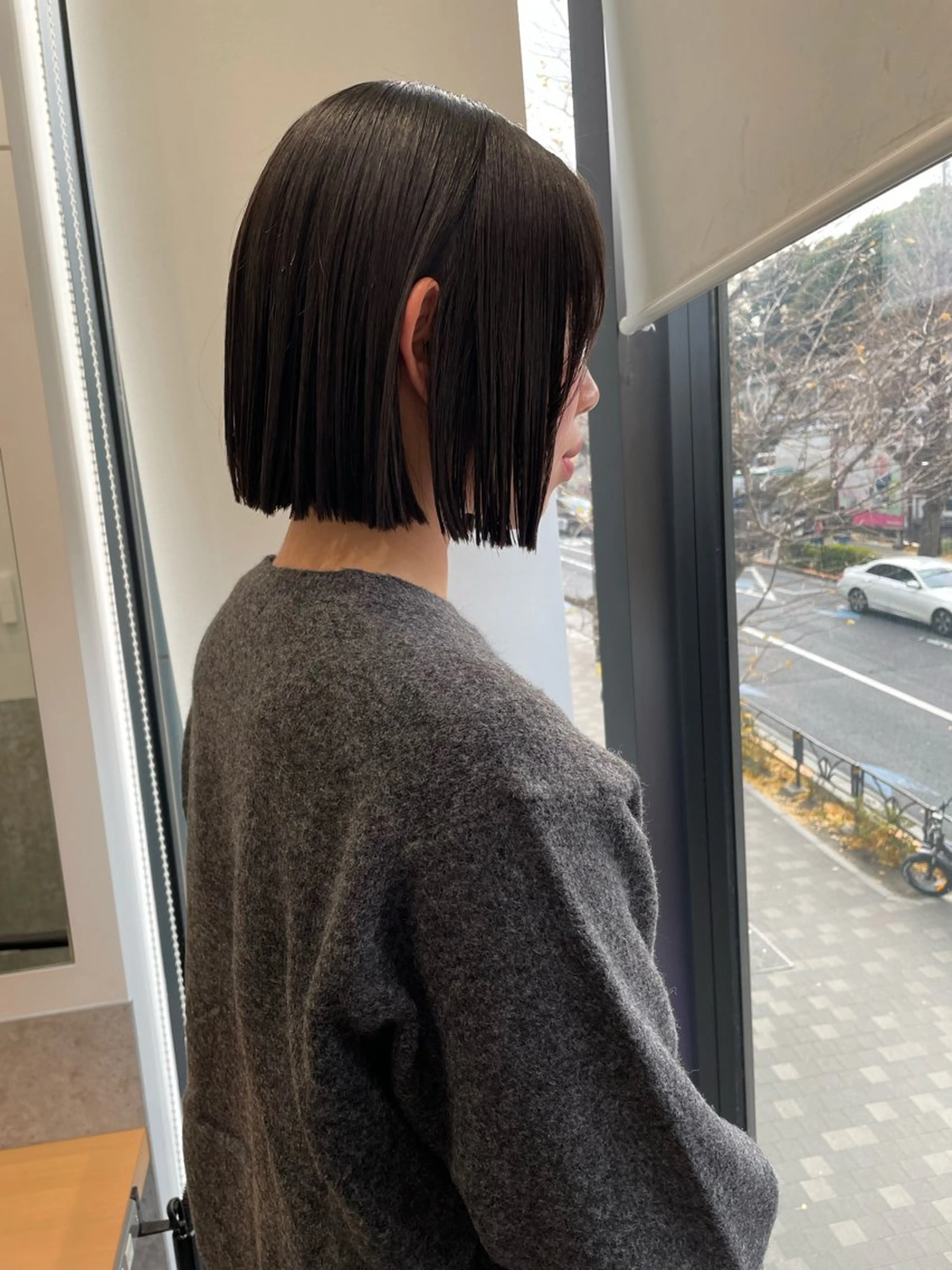 ミディアム 小坂 郁美のヘアスタイル