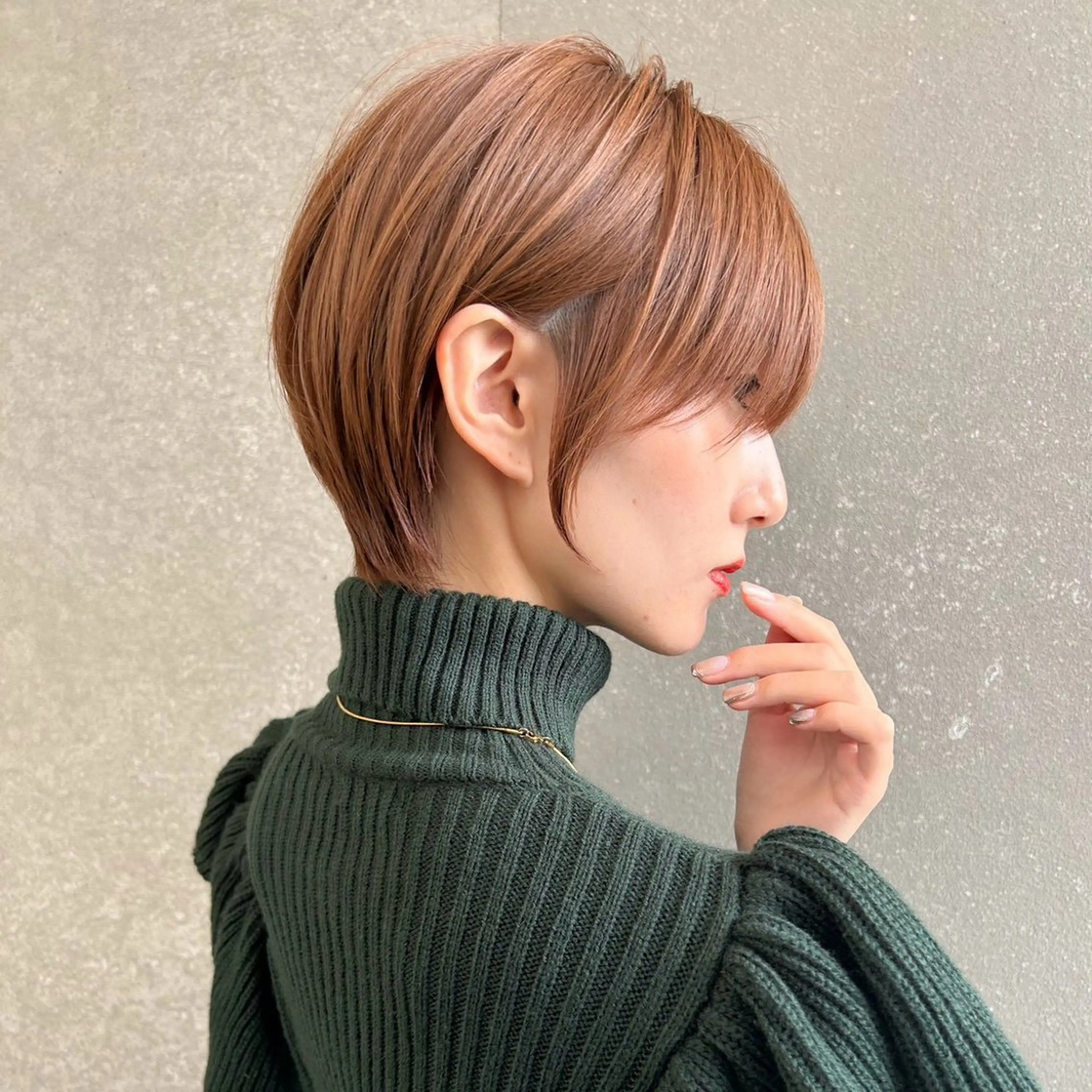 ショート カラー カット ヘアカラー トリートメント Lond Bloom 天神ショート/ボブのヘアスタイル