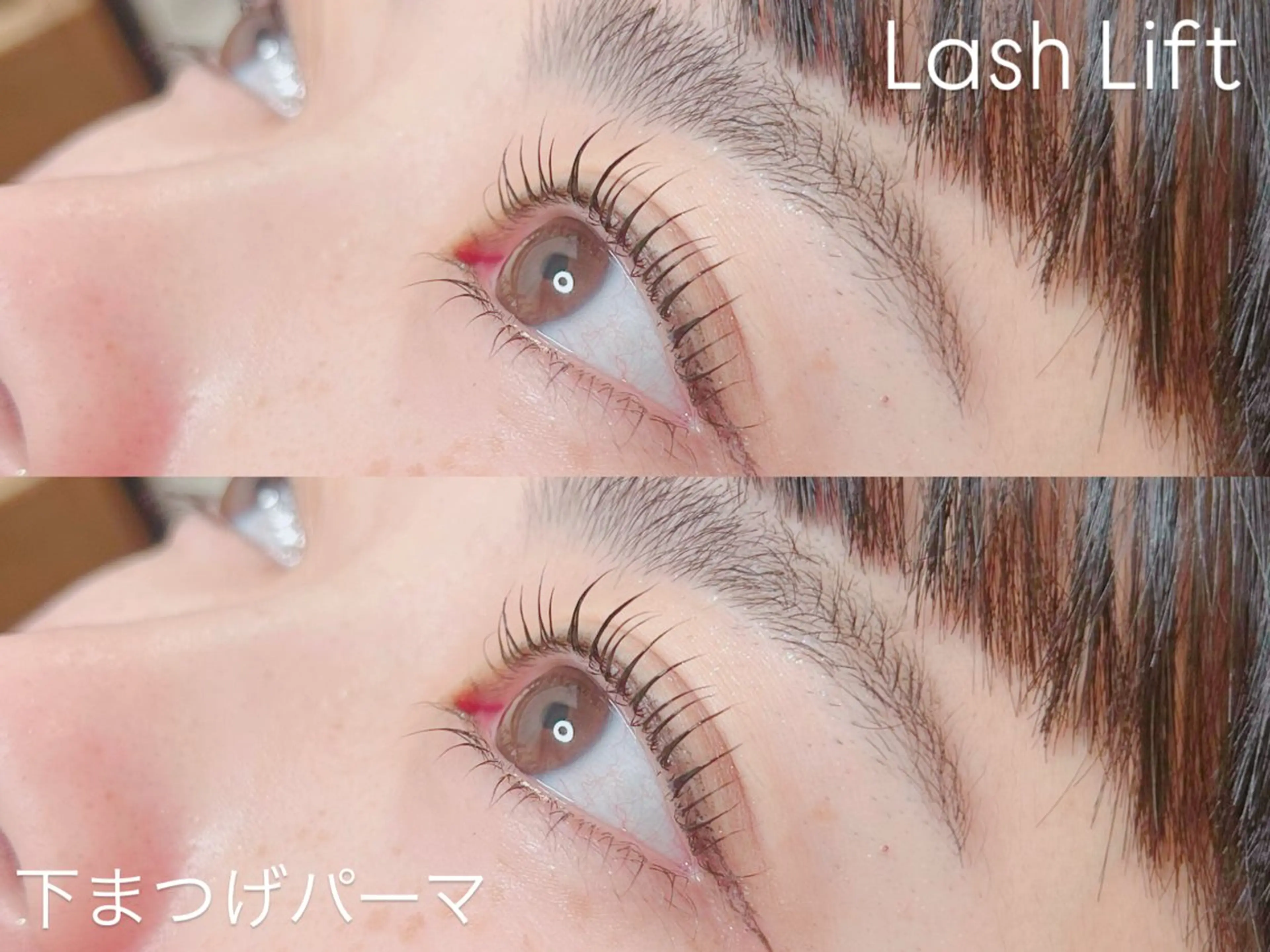 【うる艶◎】上下セット/ラッシュリフト/ブラックティント/コーティング込の写真