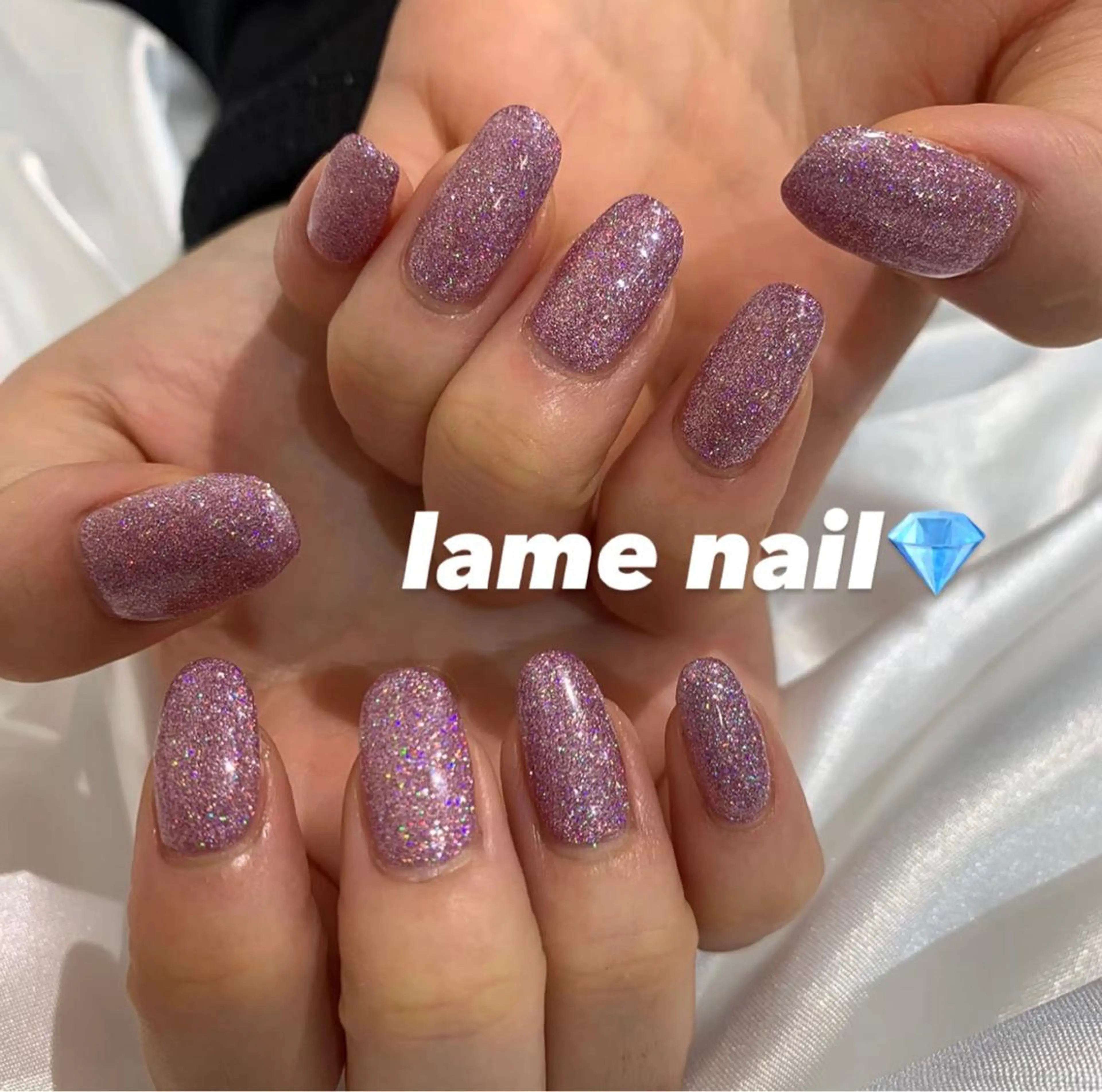 ネイル ワンカラーネイル 暖色ｶﾗｰ/ﾚｲﾔｰ ｶｯﾄ/Yunaのヘアスタイル