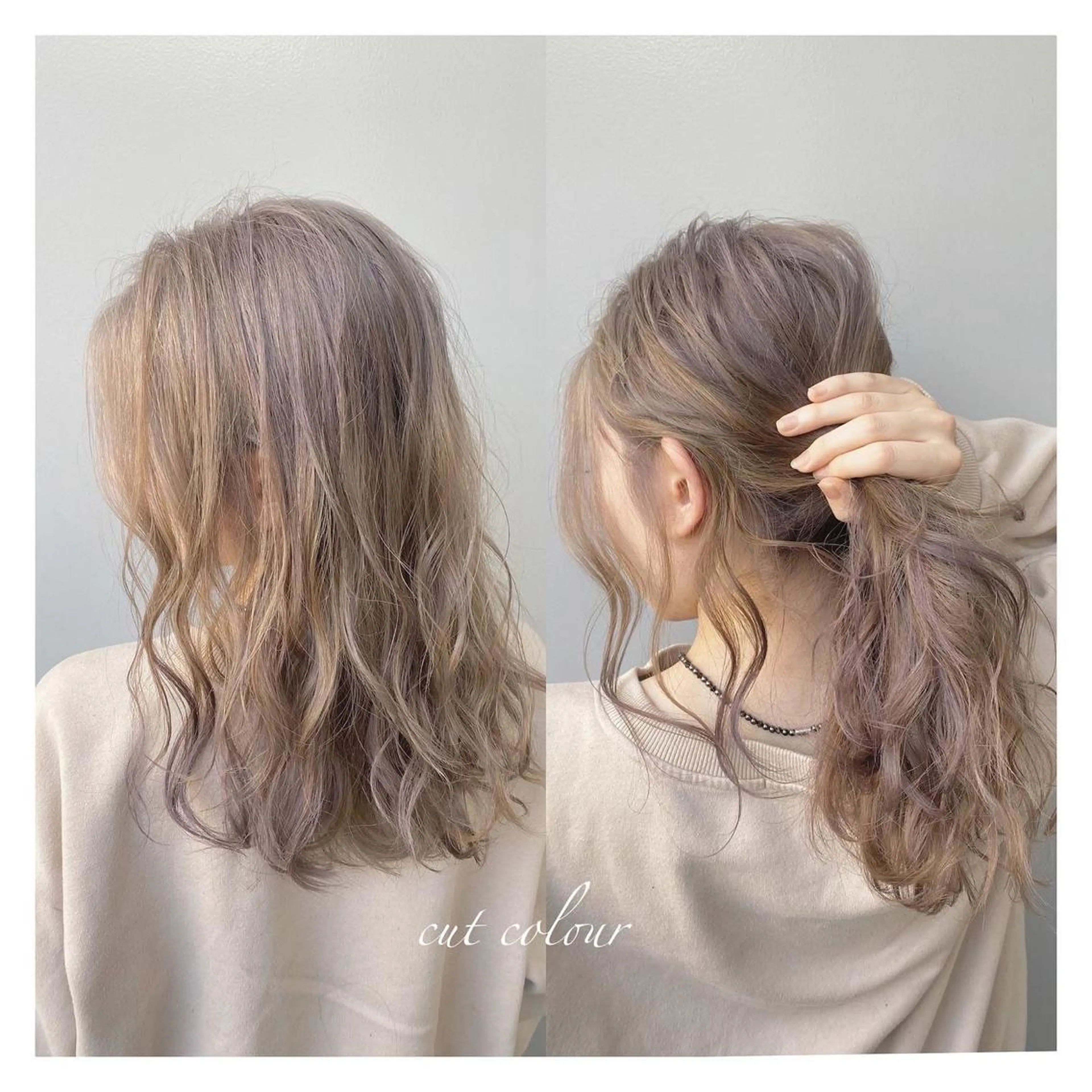 ミディアム カラー ヘアアレンジ キッズ ネイル マツエク・マツパ 当日予約⭕️ JUNYAのヘアスタイル