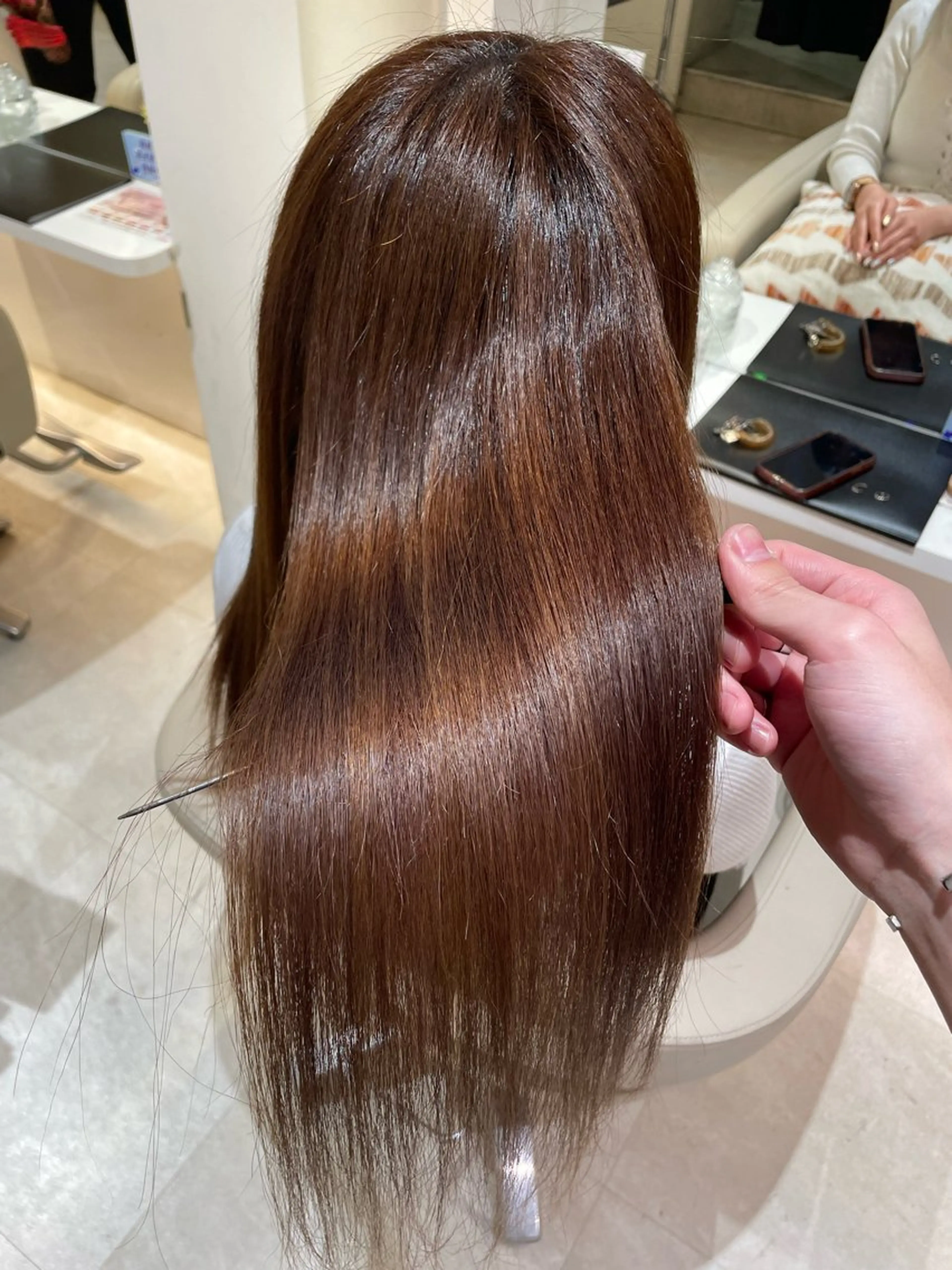 ロング トリートメント 髪質改善・縮毛矯正 濱　泰賀のヘアスタイル