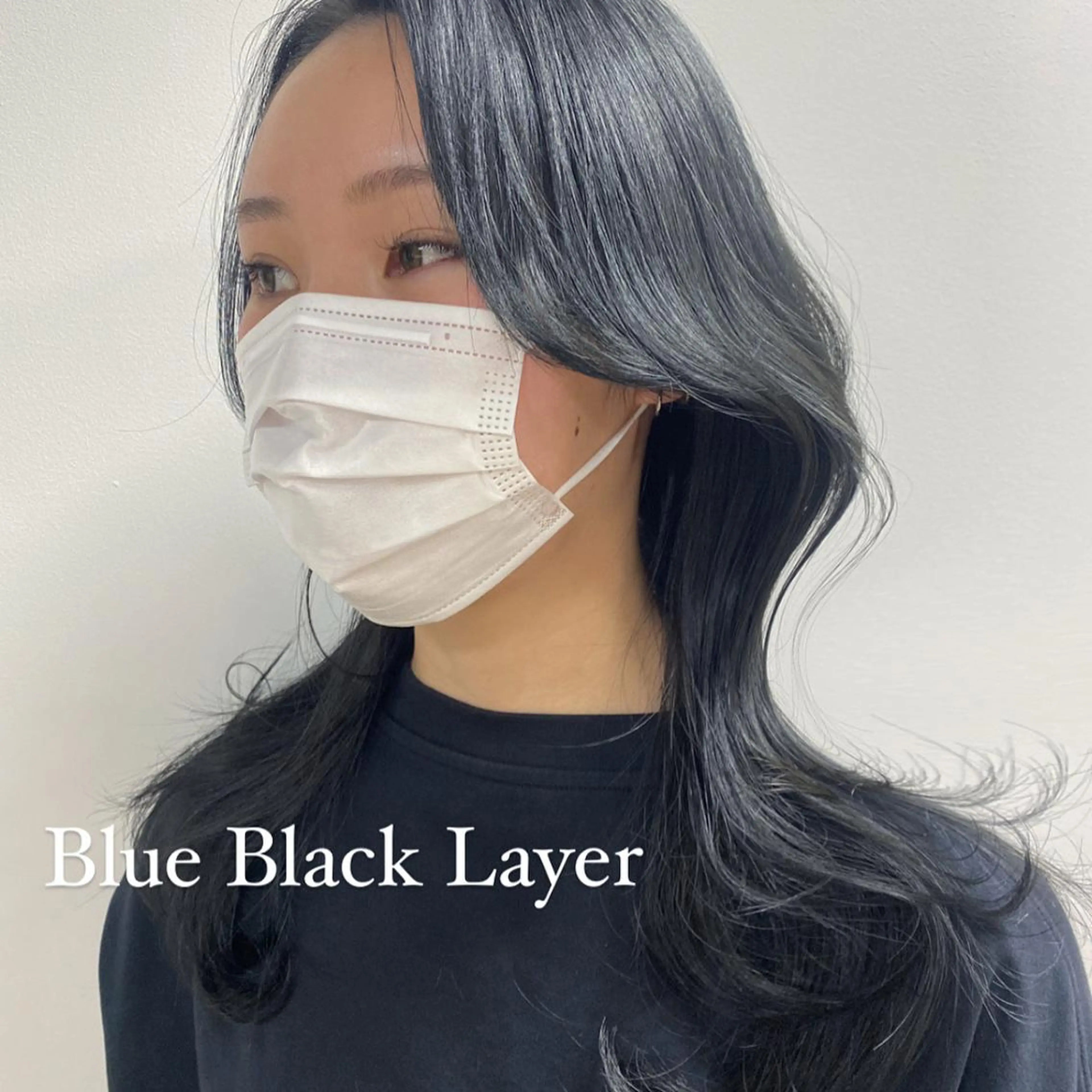 セミロング カラー レイヤーカット カット ヘアカラー トリートメント 和歌山韓国ヘア🌙 MOEのヘアスタイル