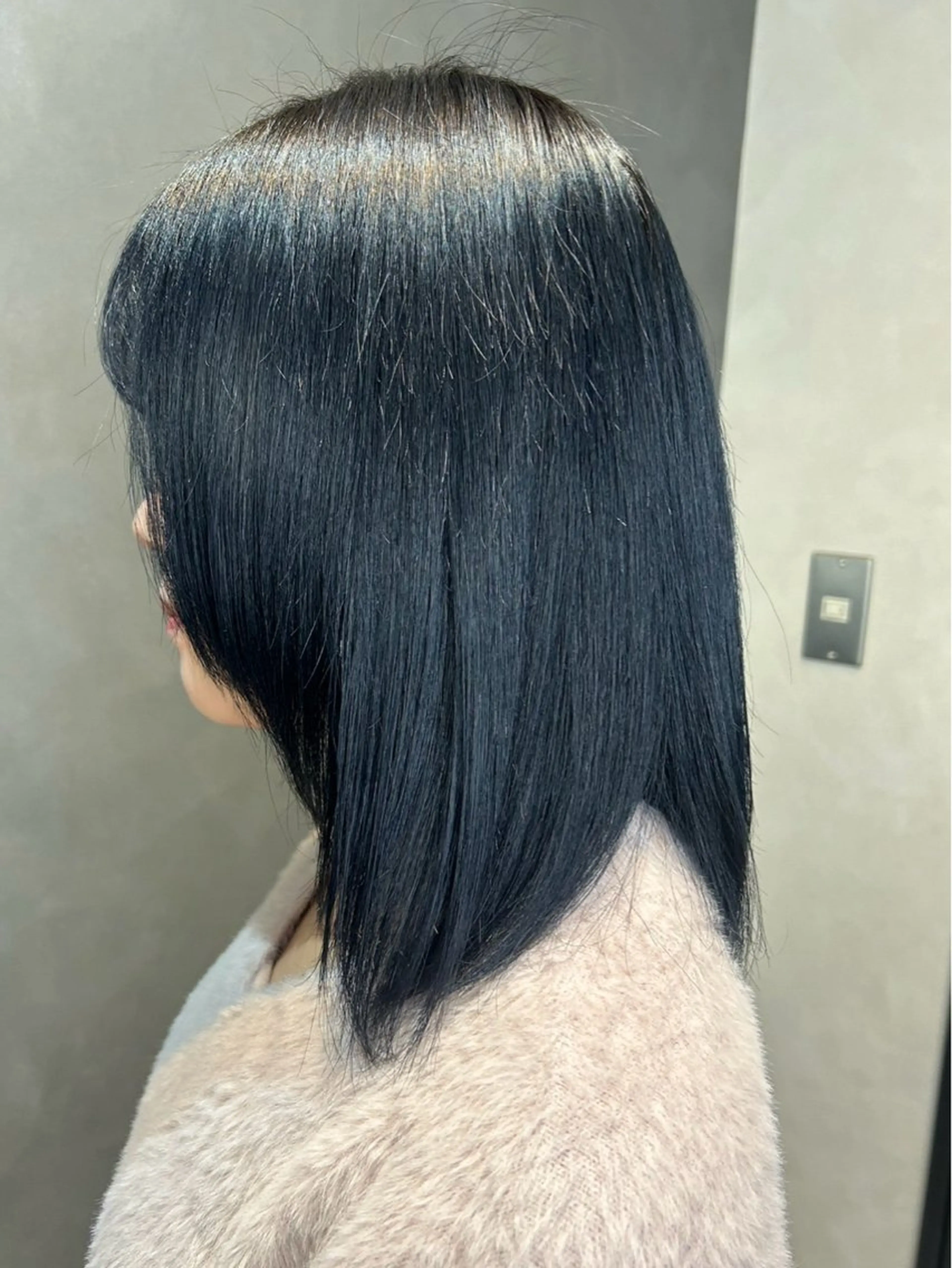 ミディアム カラー ヘアカラー 橋本 怜奈のヘアスタイル