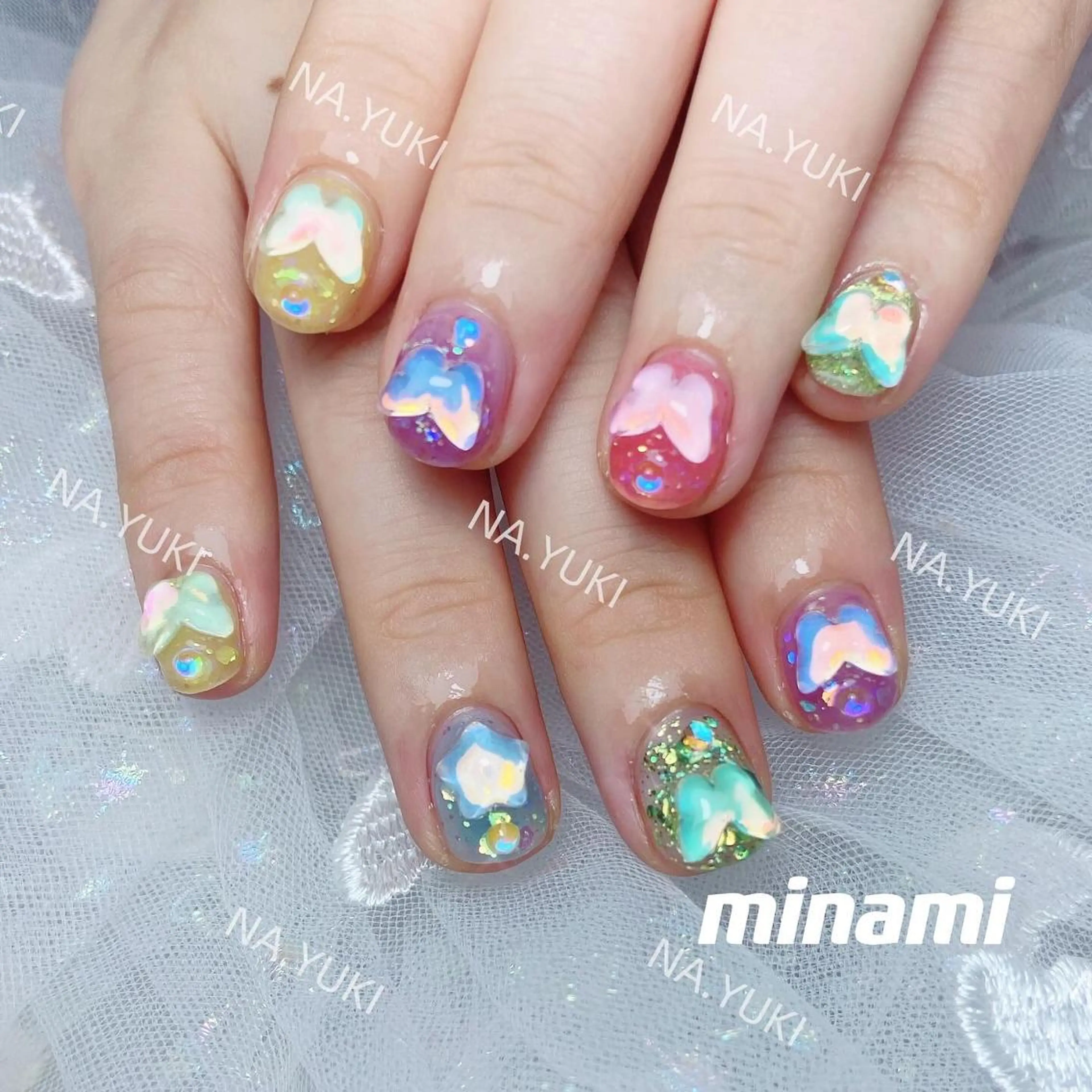 ネイル ハンドネイル ハンドケア YUKI 💗 渋谷店のネイルデザイン